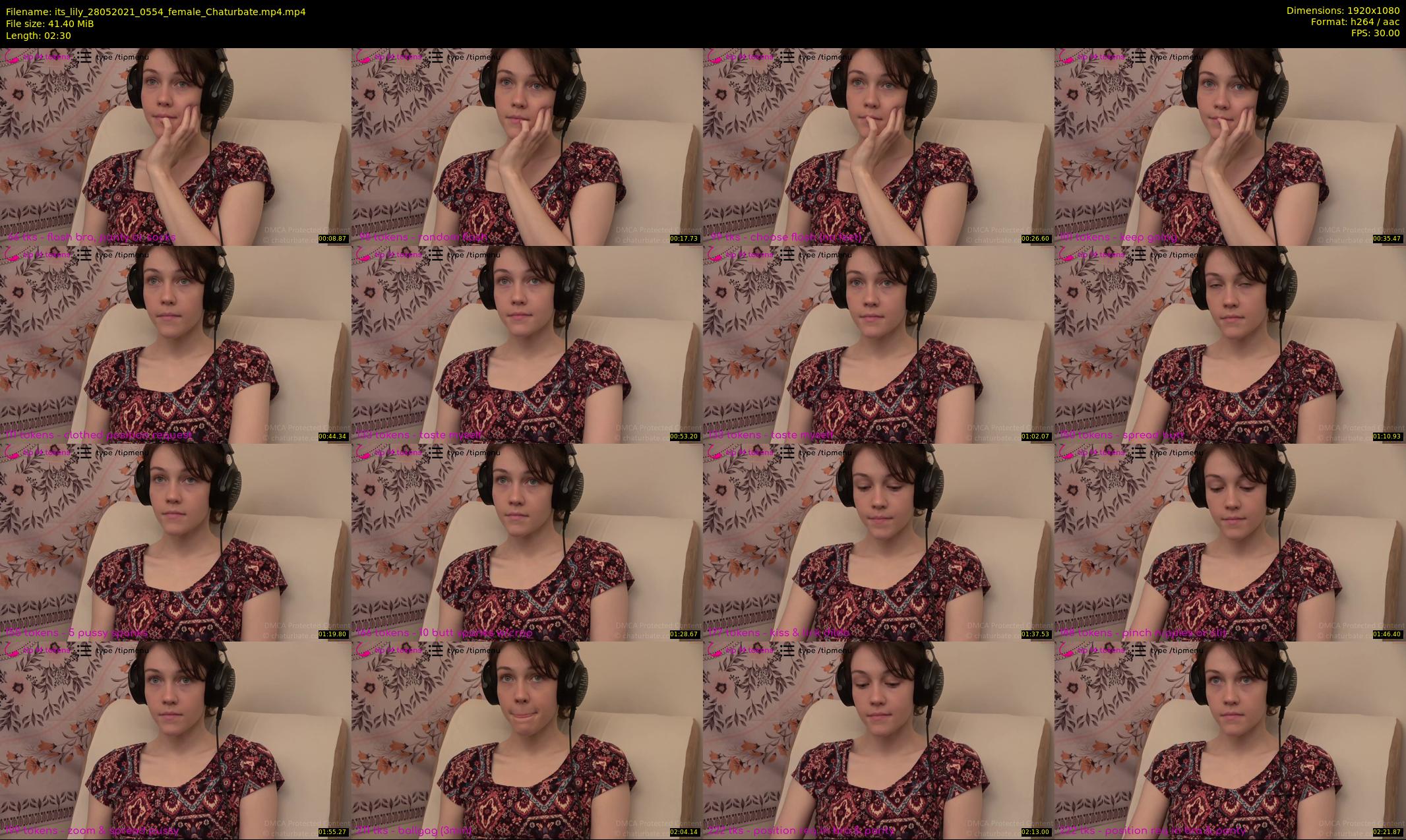 its_lily — 3 minute Chaturbate female cam show recording, 1080p, May 28, 2021