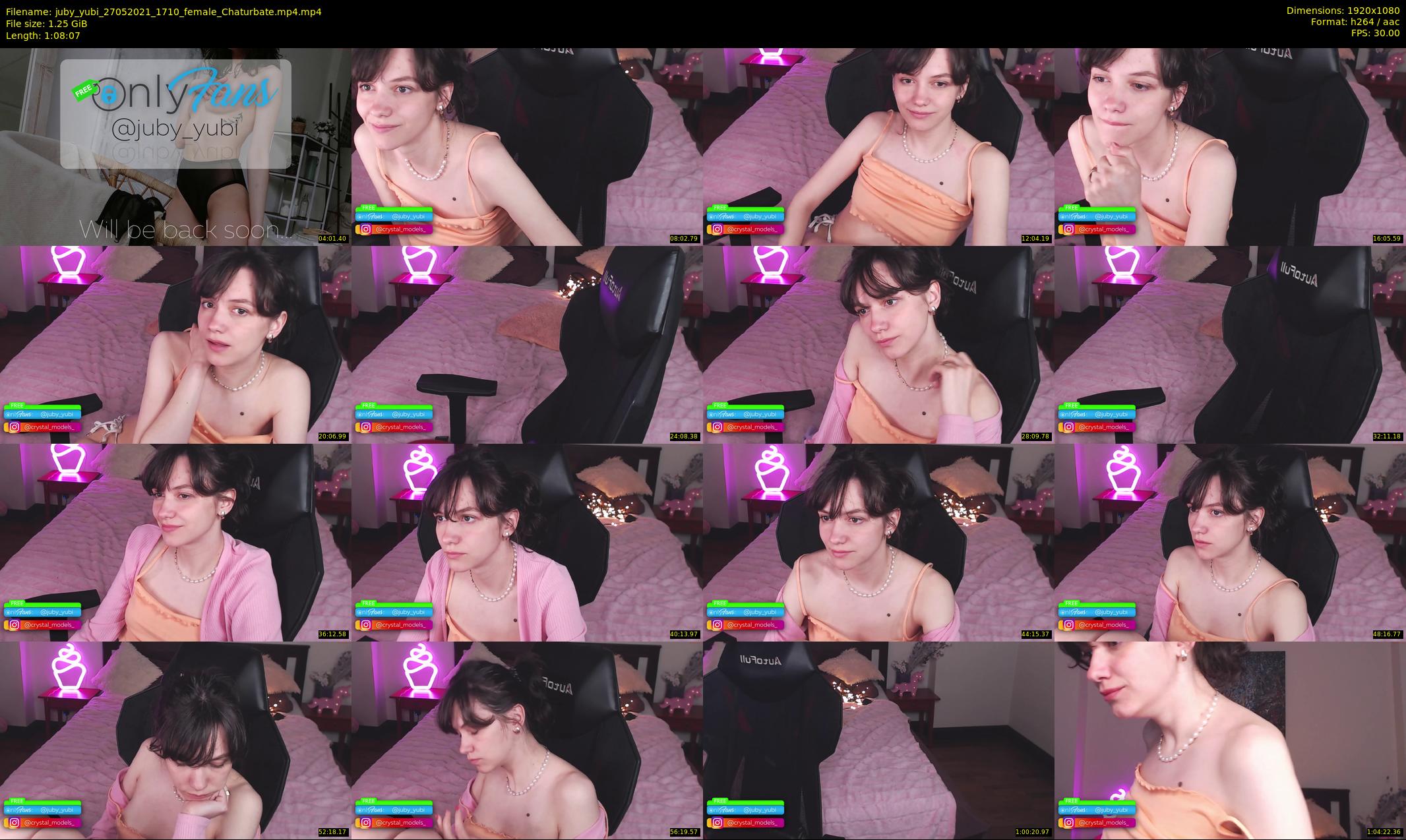 juby_yubi — 69 minute Chaturbate female cam show recording, 1080p, May 27, 2021