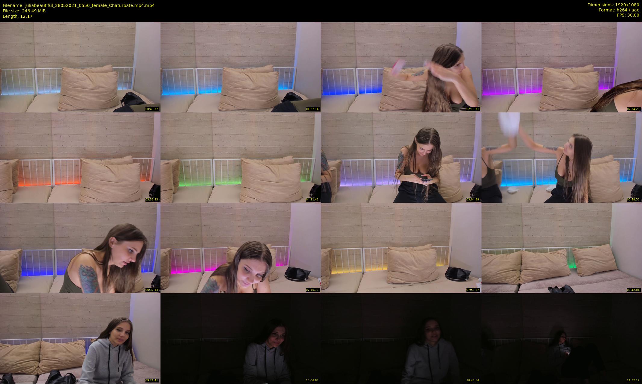 juliabeautiful — 13 minute Chaturbate female cam show recording, 1080p, May 28, 2021