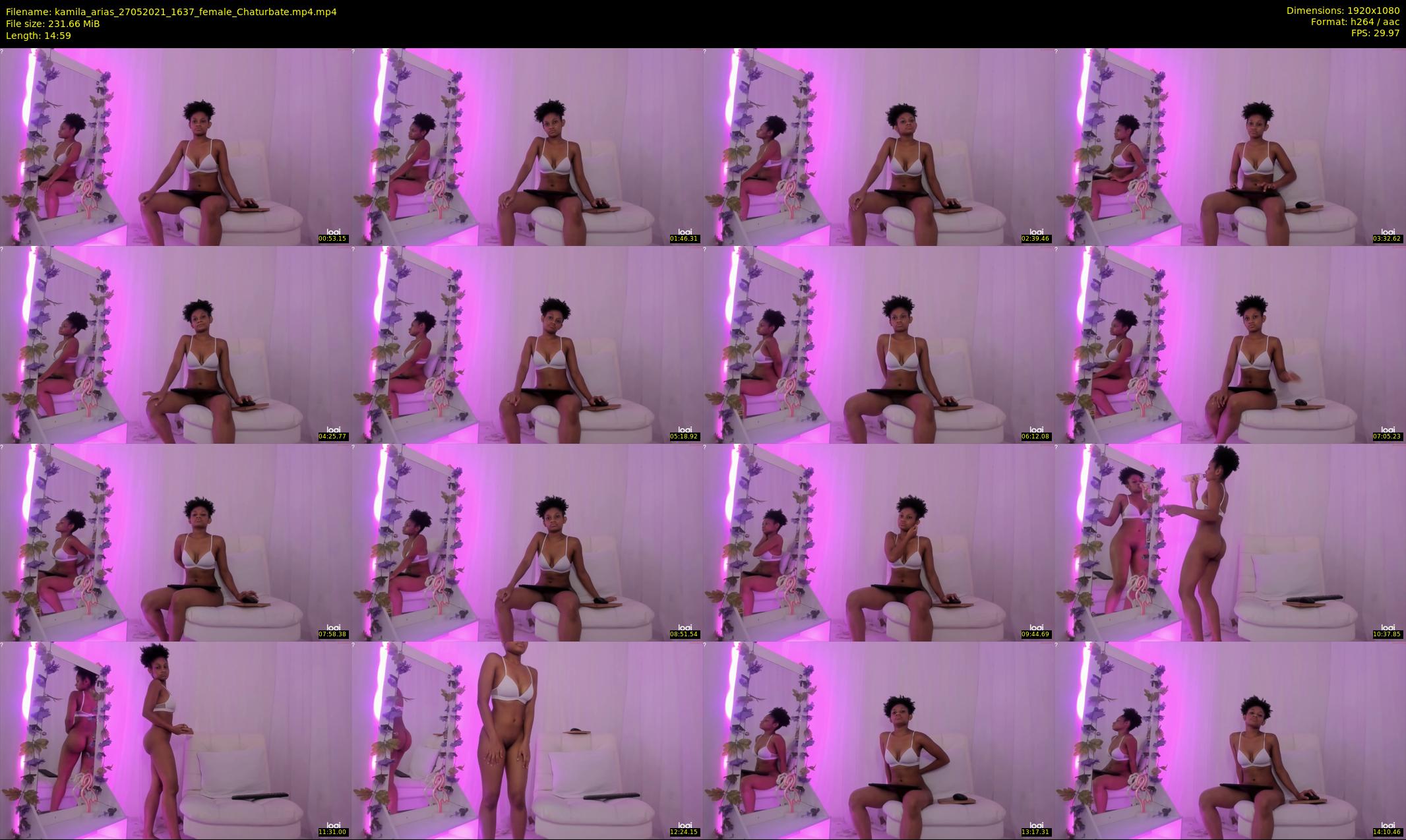 kamila_arias — 15 minute Chaturbate female cam show recording, 1080p, May 27, 2021