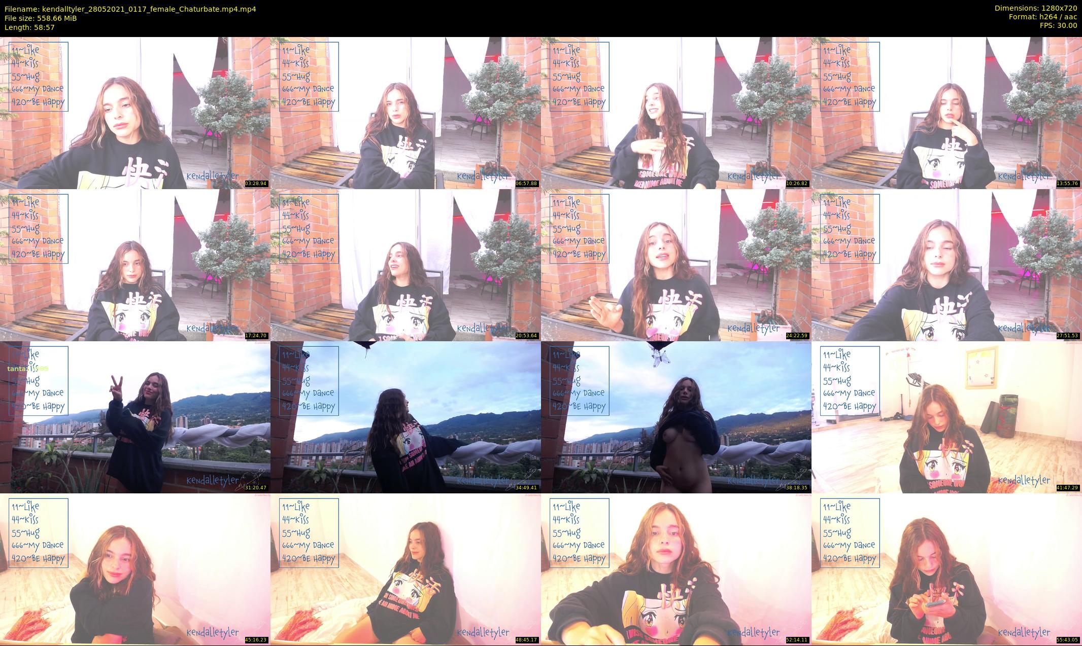 kendalltyler — 59 minute Chaturbate female cam show recording, 720p, May 28, 2021