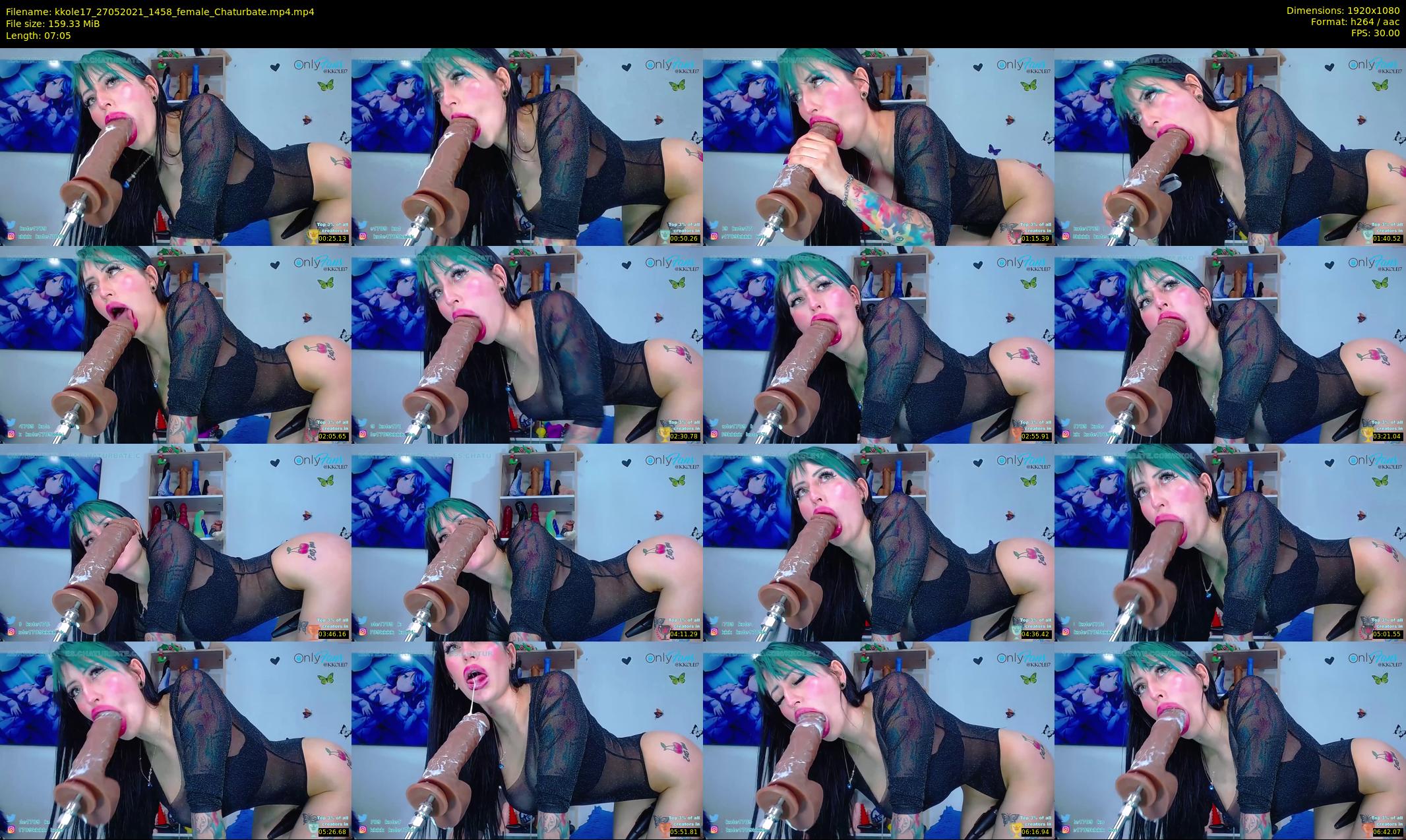 kkole17 — 8 minute Chaturbate female cam show recording, 1080p, May 27, 2021