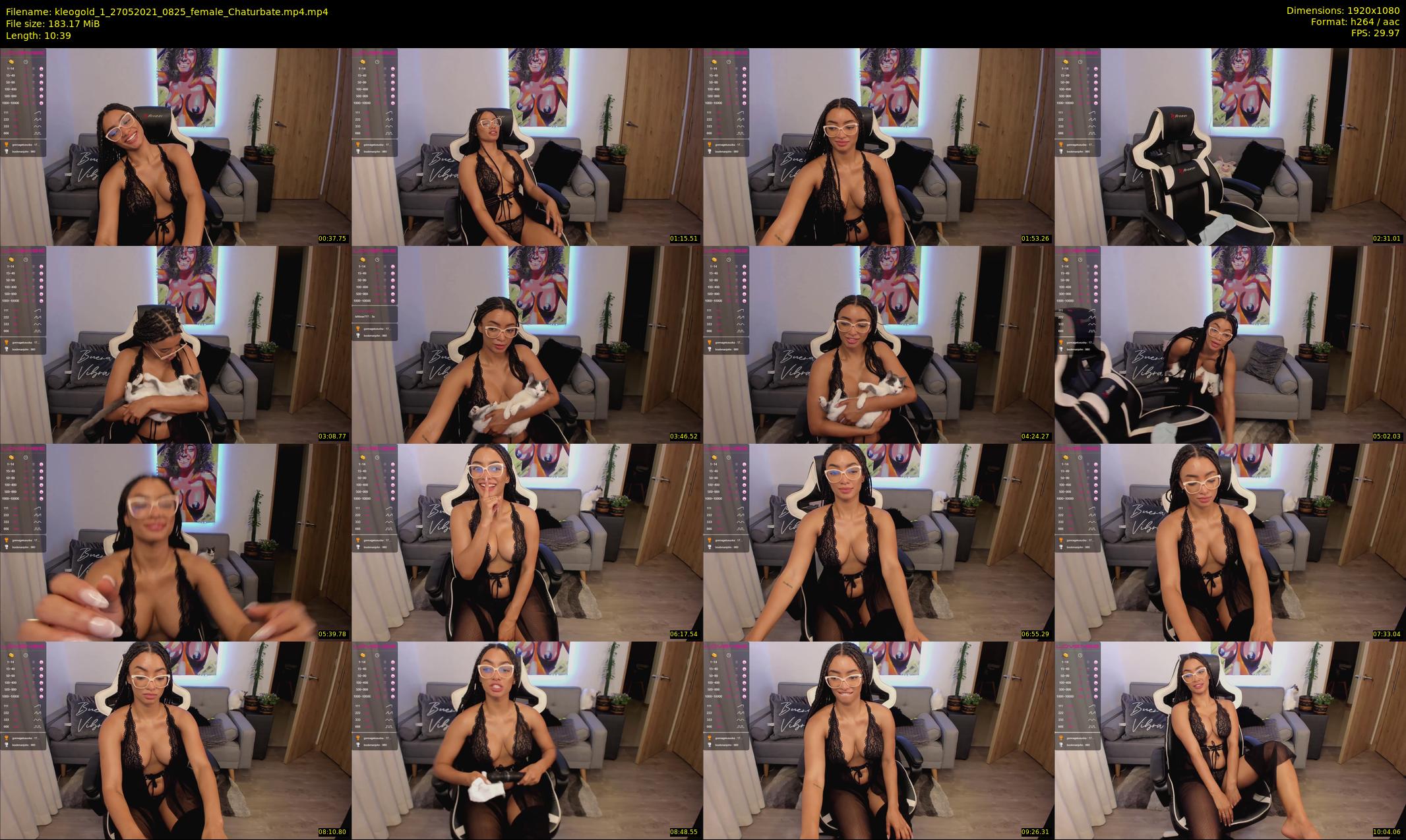kleogold_1 — 11 minute Chaturbate female cam show recording, 1080p, May 27, 2021