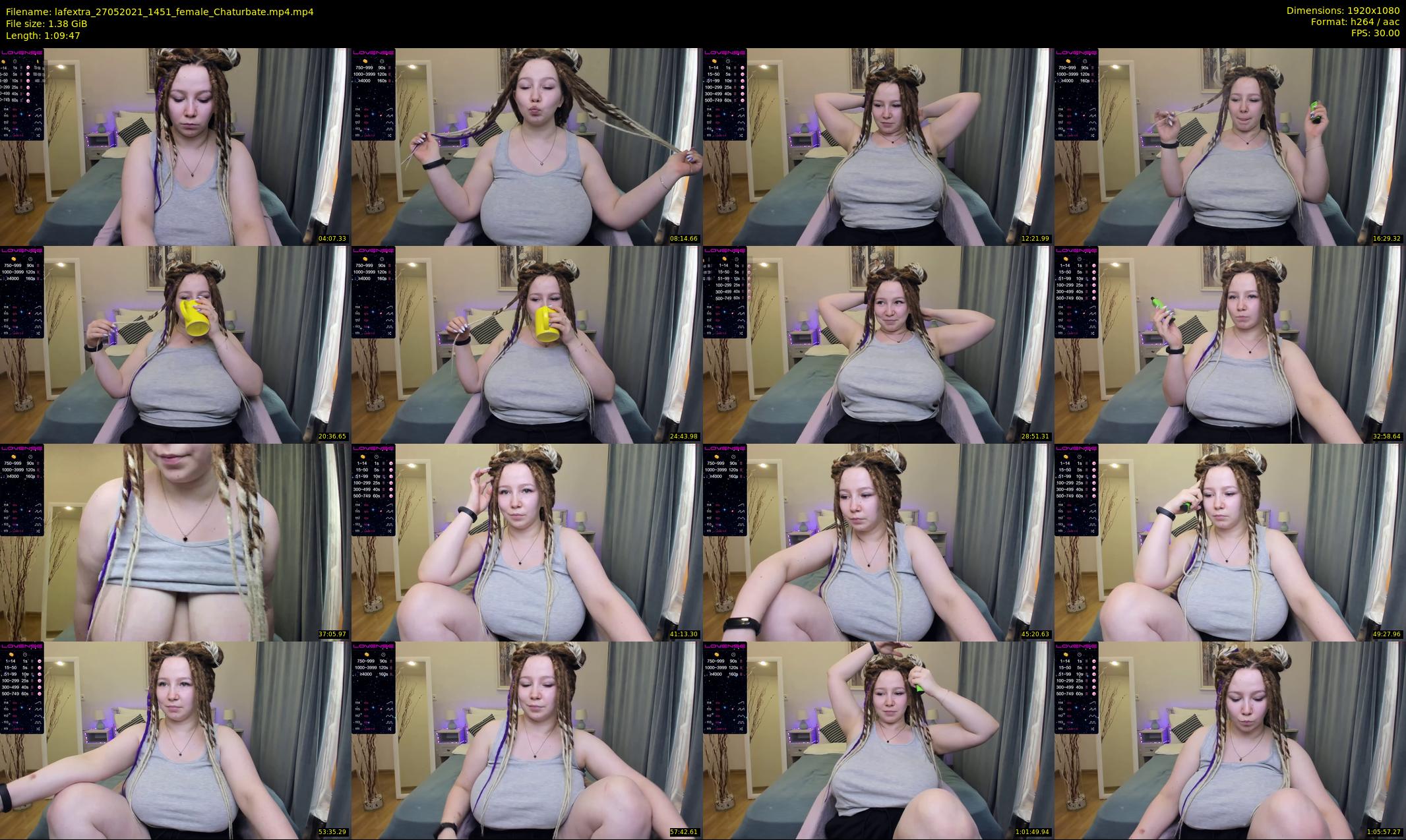 lafextra — 70 minute Chaturbate female cam show recording, 1080p, May 27, 2021