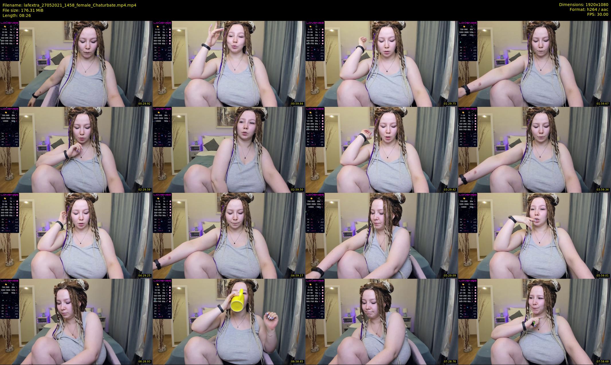 lafextra — 9 minute Chaturbate female cam show recording, 1080p, May 27, 2021