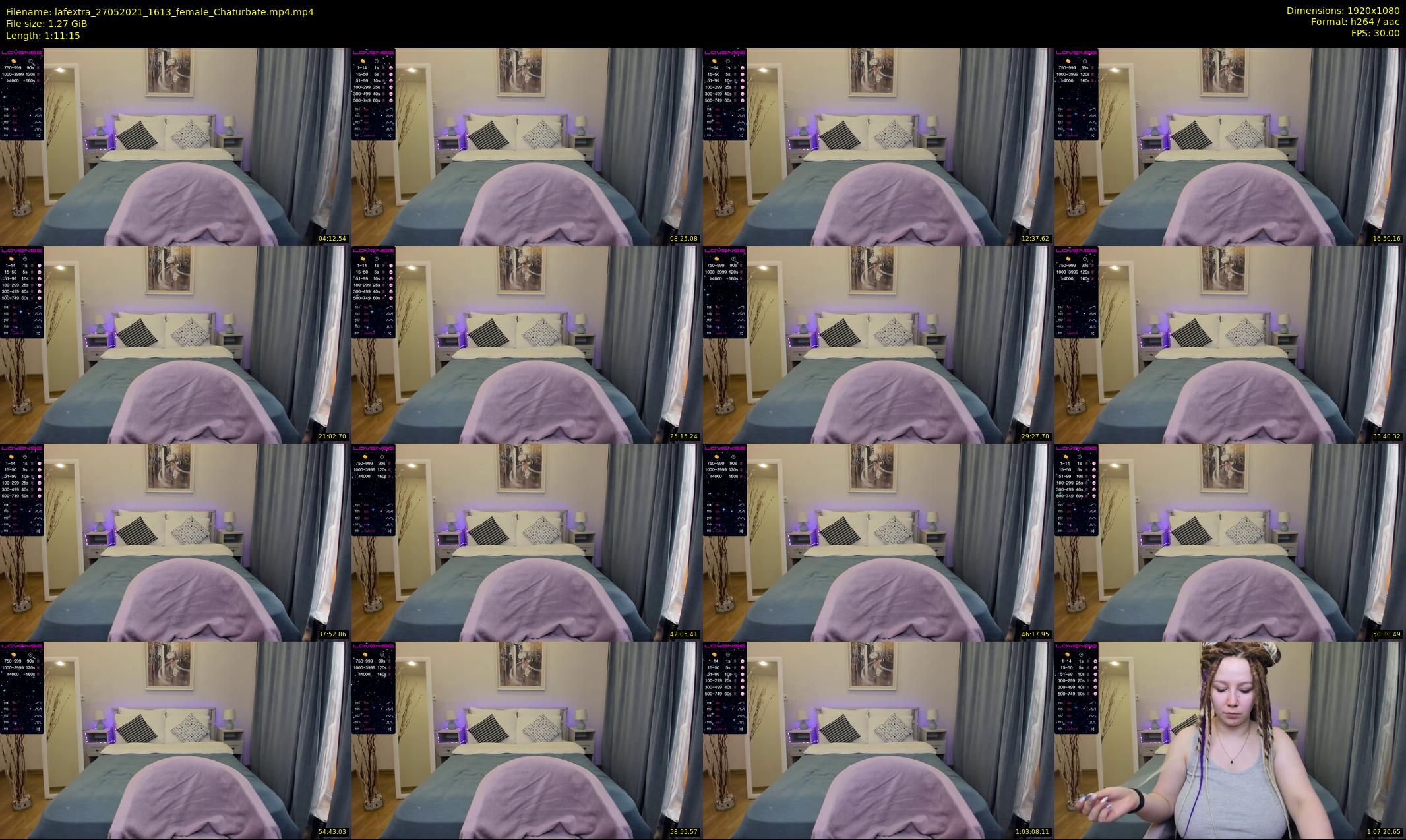 lafextra — 72 minute Chaturbate female cam show recording, 1080p, May 27, 2021