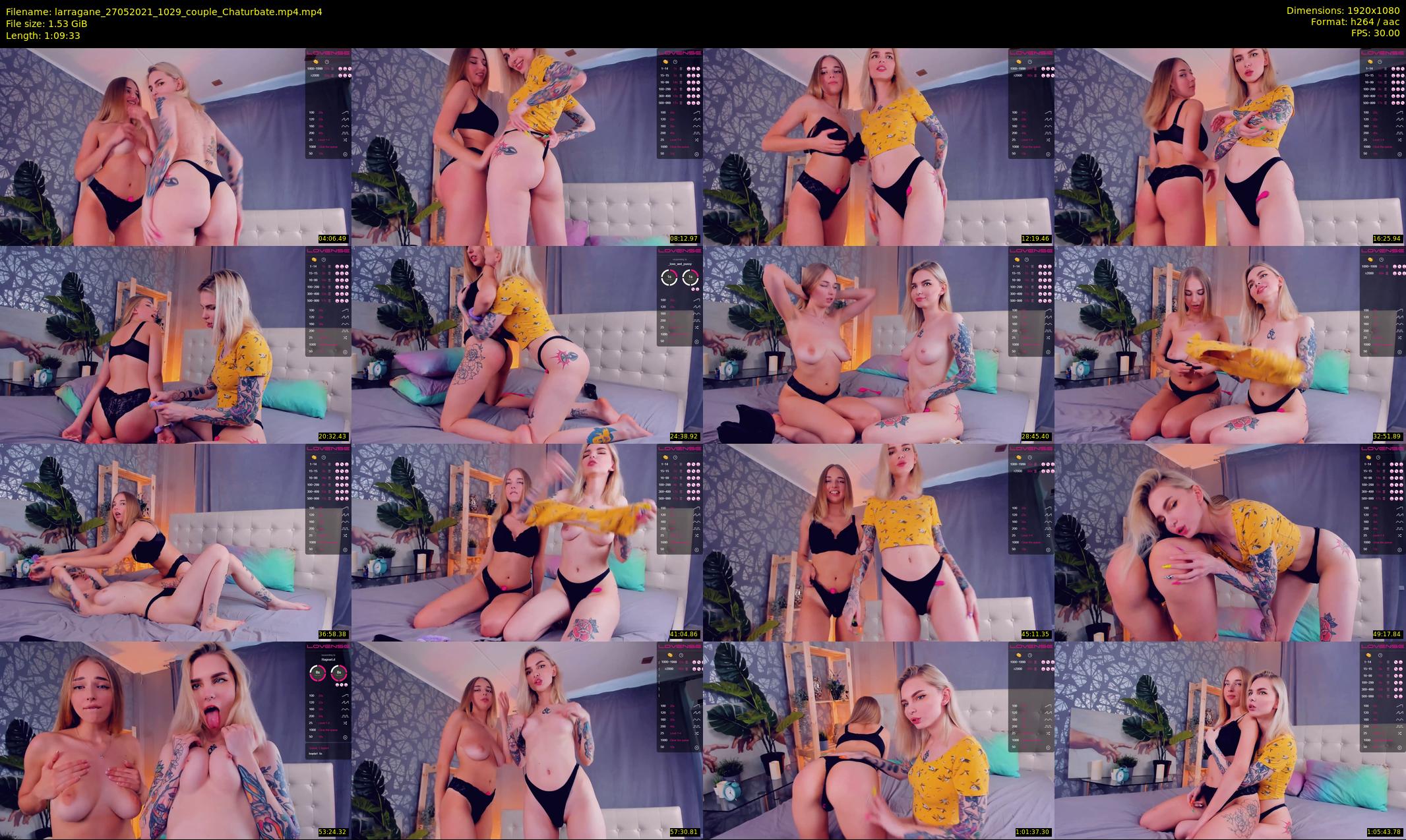 larragane — 70 minute Chaturbate couple cam show recording, 1080p, May 27, 2021