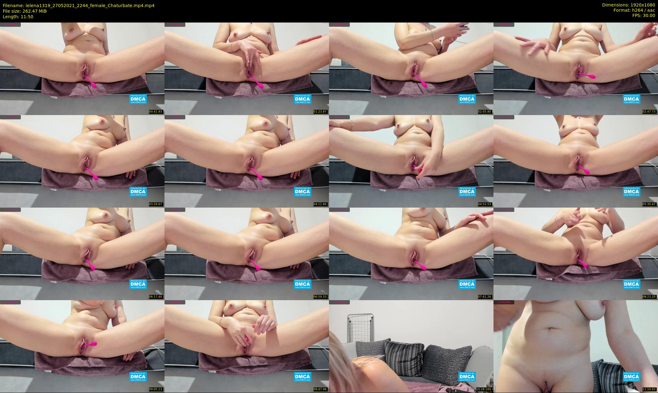 lelena1319 — 12 minute Chaturbate female cam show recording, 1080p, May 27, 2021