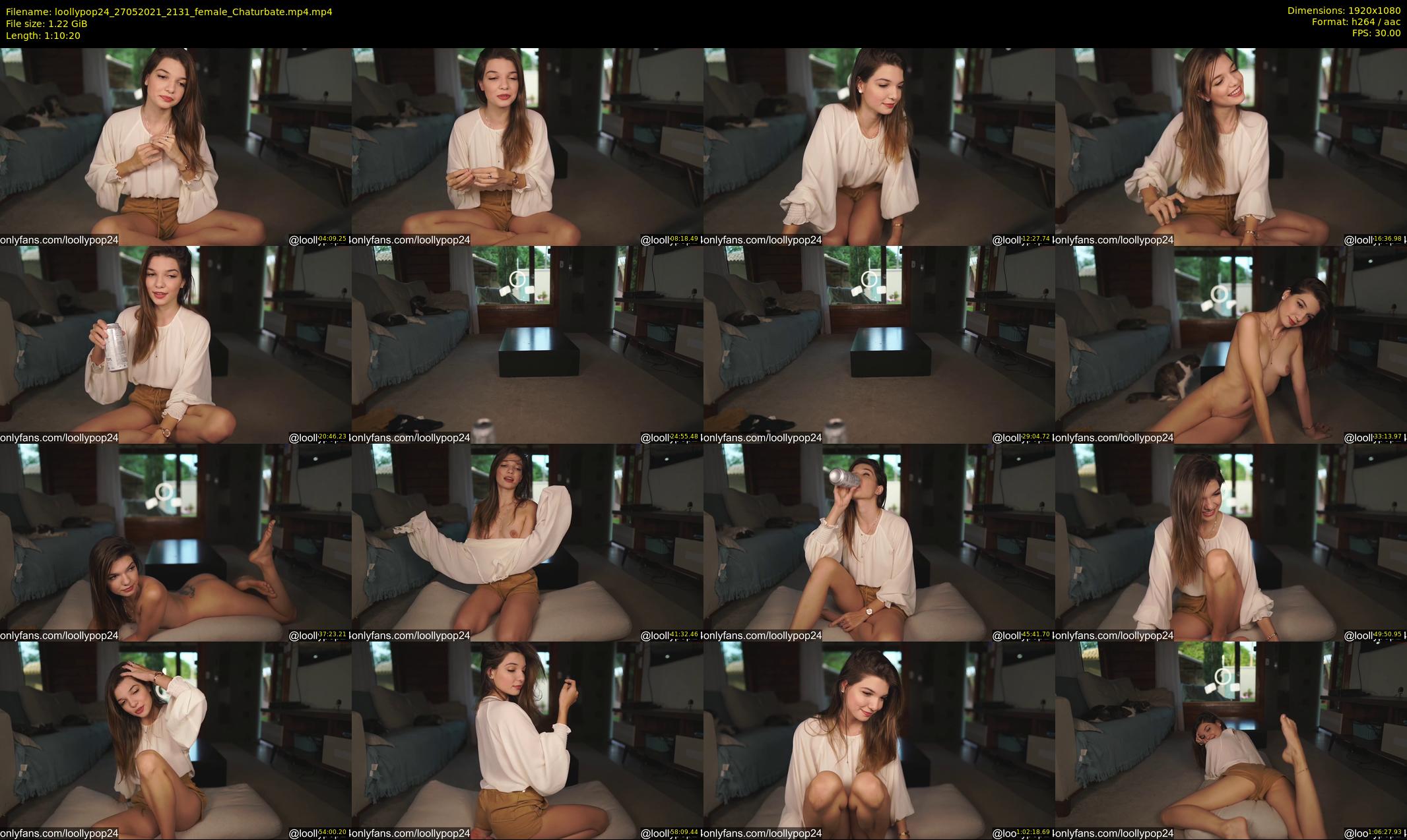 loollypop24 — 71 minute Chaturbate female cam show recording, 1080p, May 27, 2021