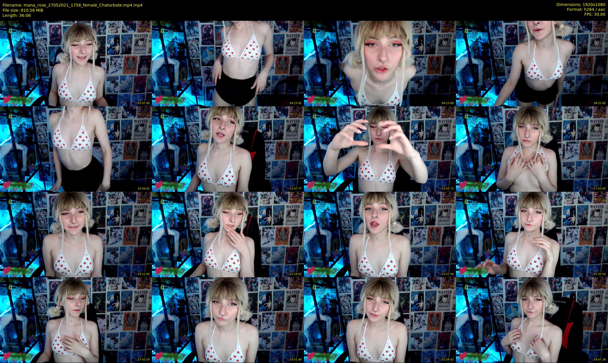 mana_rose — 37 minute Chaturbate female cam show recording, 1080p, May 27, 2021