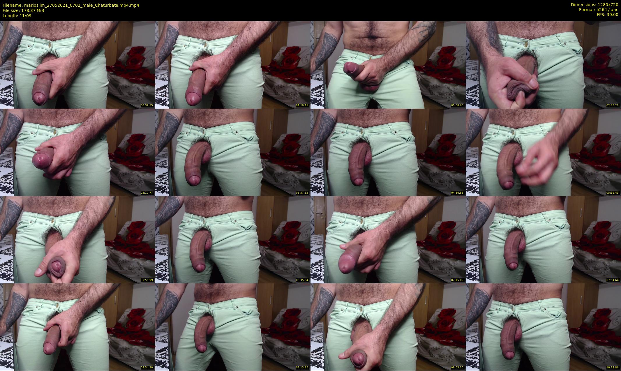 marioslim — 12 minute Chaturbate male cam show recording, 720p, May 27, 2021