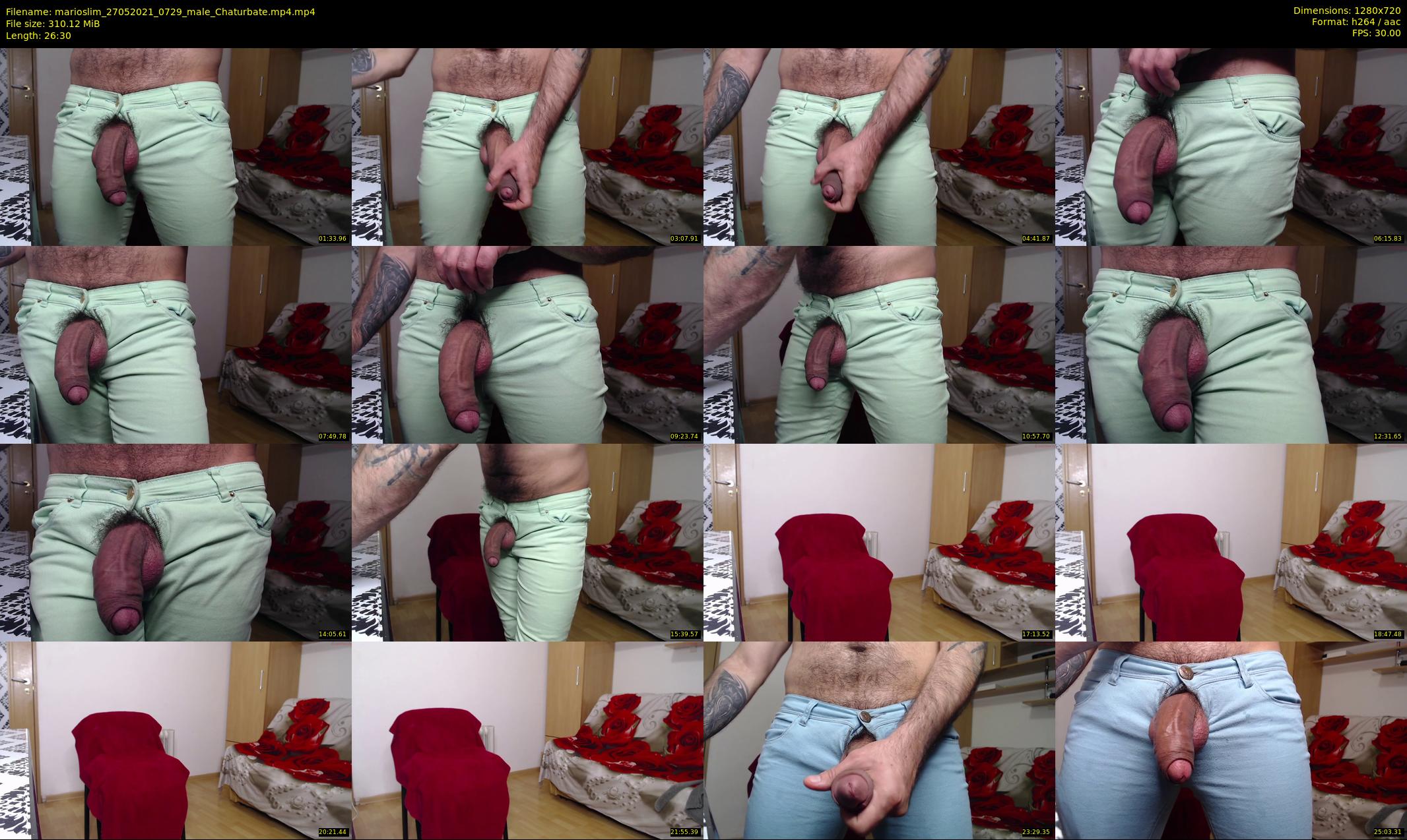 marioslim — 27 minute Chaturbate male cam show recording, 720p, May 27, 2021