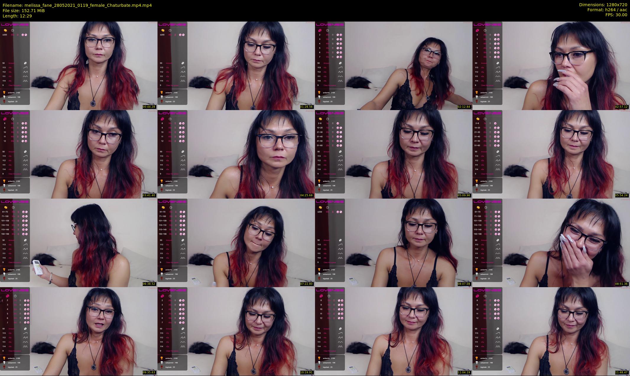 melissa_fane — 13 minute Chaturbate female cam show recording, 720p, May 28, 2021