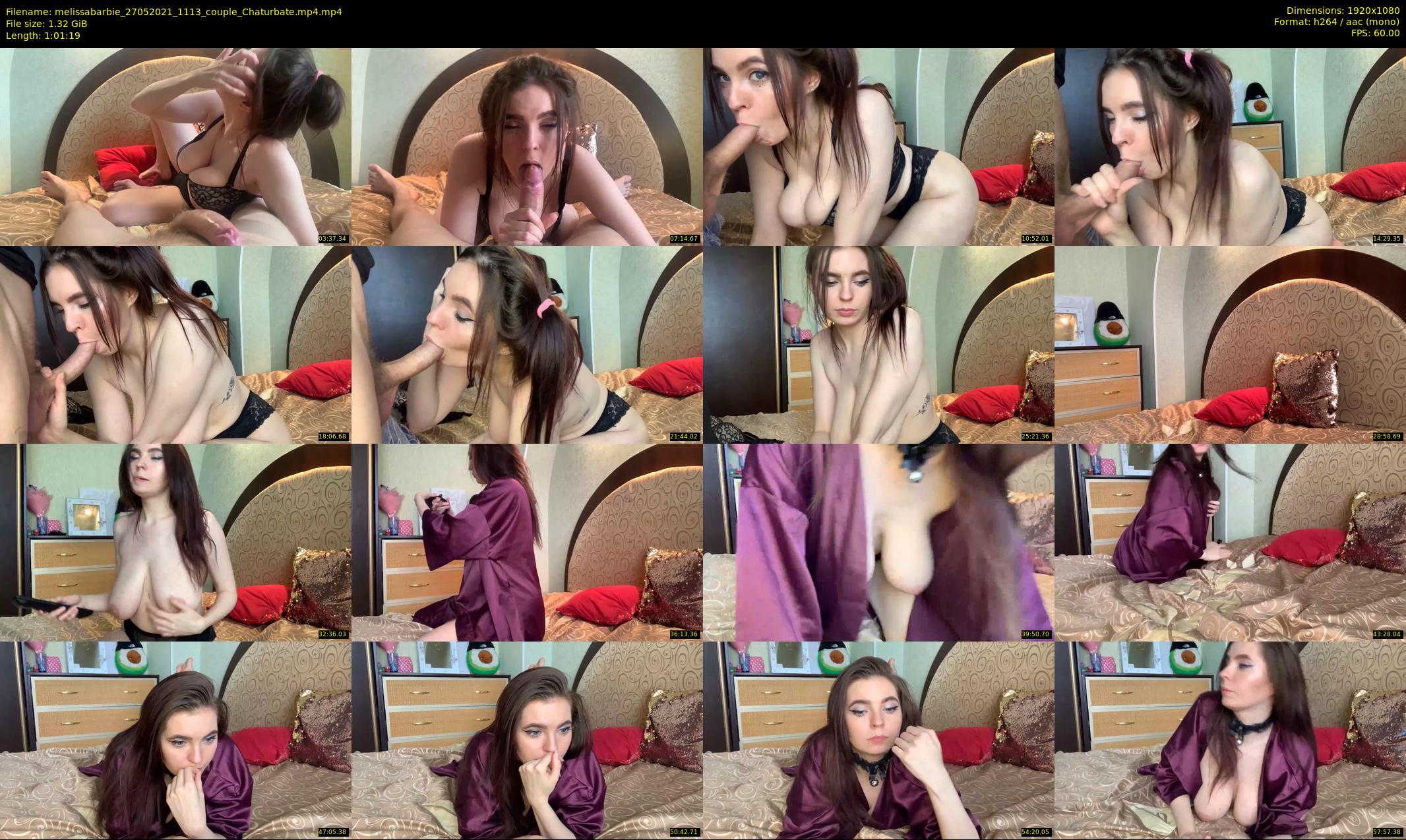 melissabarbie — 62 minute Chaturbate couple cam show recording, 1080p, May 27, 2021