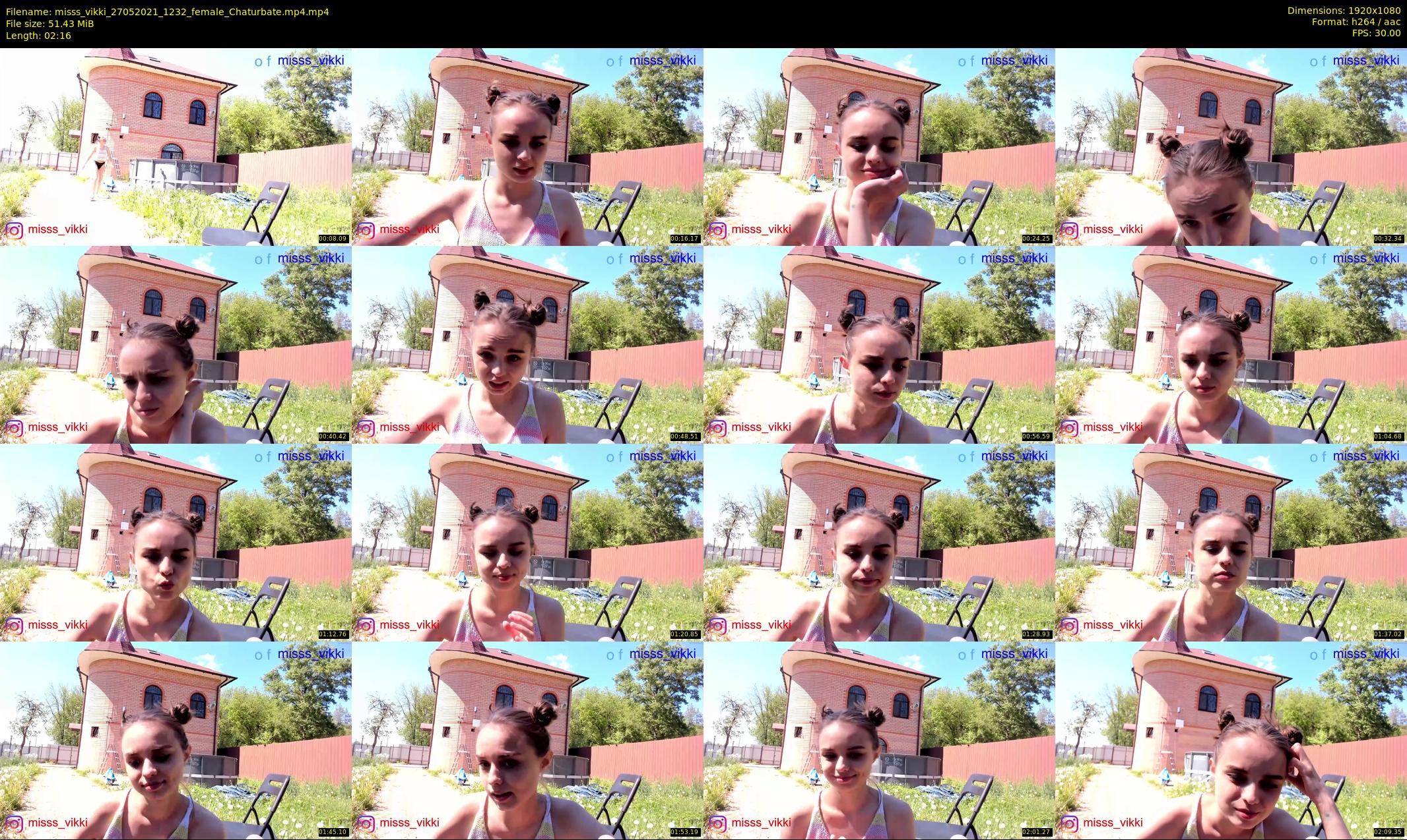 misss_vikki — 3 minute Chaturbate female cam show recording, 1080p, May 27, 2021