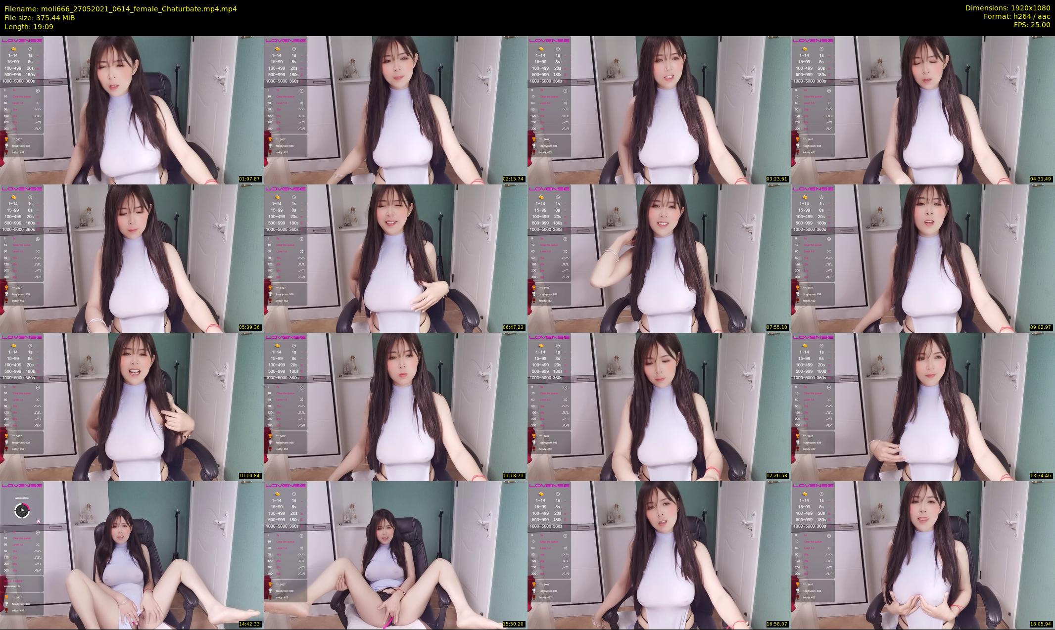 moli666 — 20 minute Chaturbate female cam show recording, 1080p, May 27, 2021