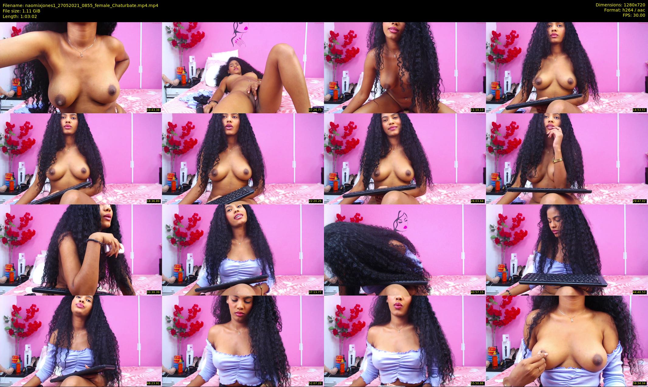 naomixjones1 — 64 minute Chaturbate female cam show recording, 720p, May 27, 2021