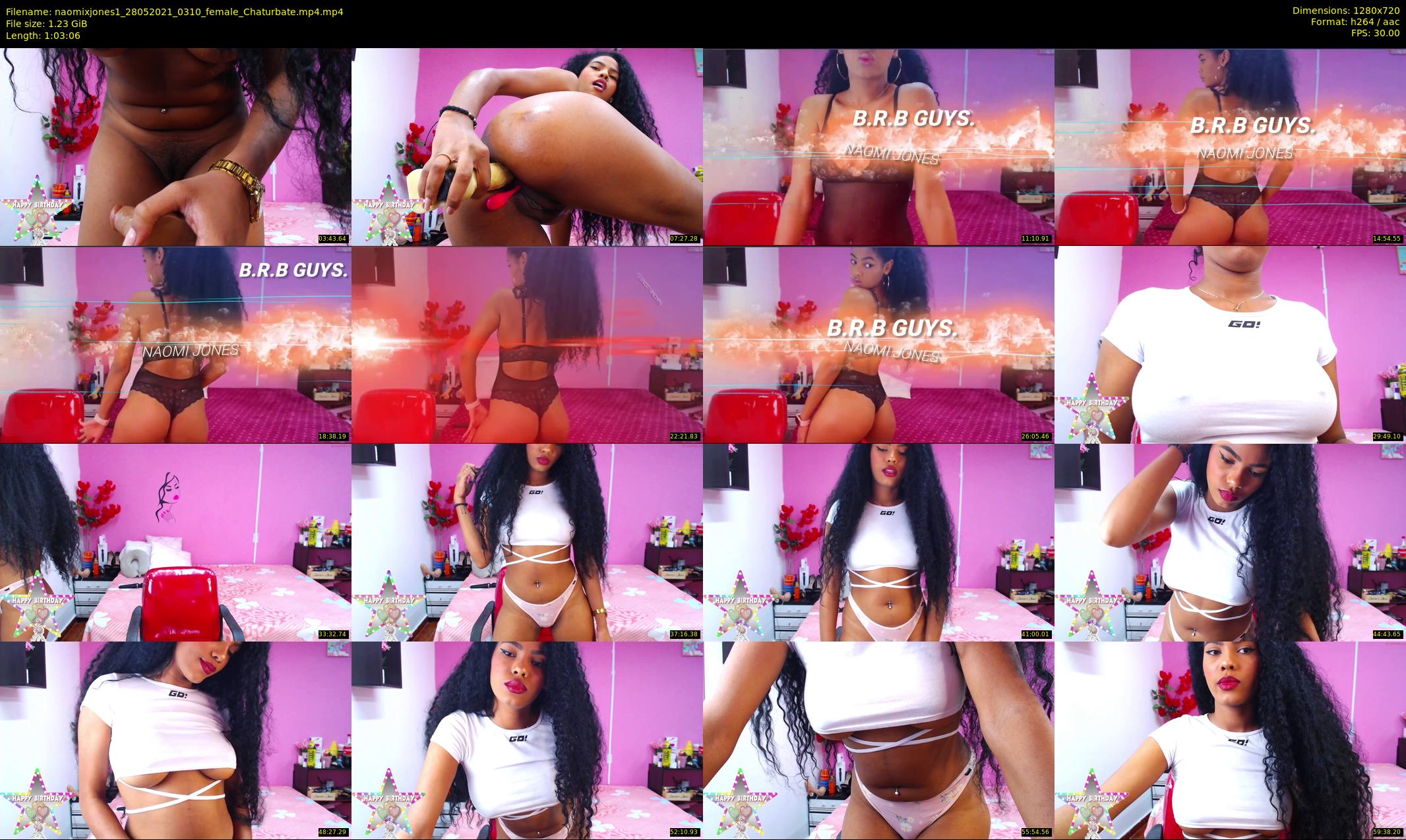 naomixjones1 — 64 minute Chaturbate female cam show recording, 720p, May 28, 2021