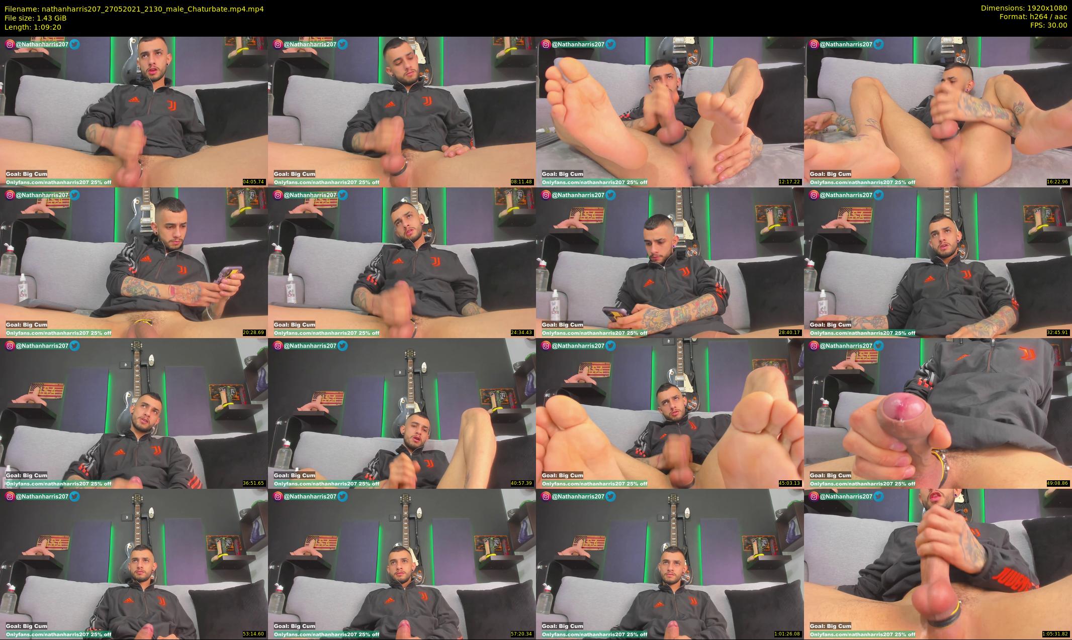nathanharris207 — 70 minute Chaturbate male cam show recording, 1080p, May 27, 2021