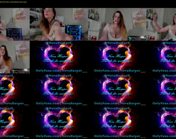 novaharper — 8 minute Chaturbate female cam show recording, 1080p, May 27, 2021