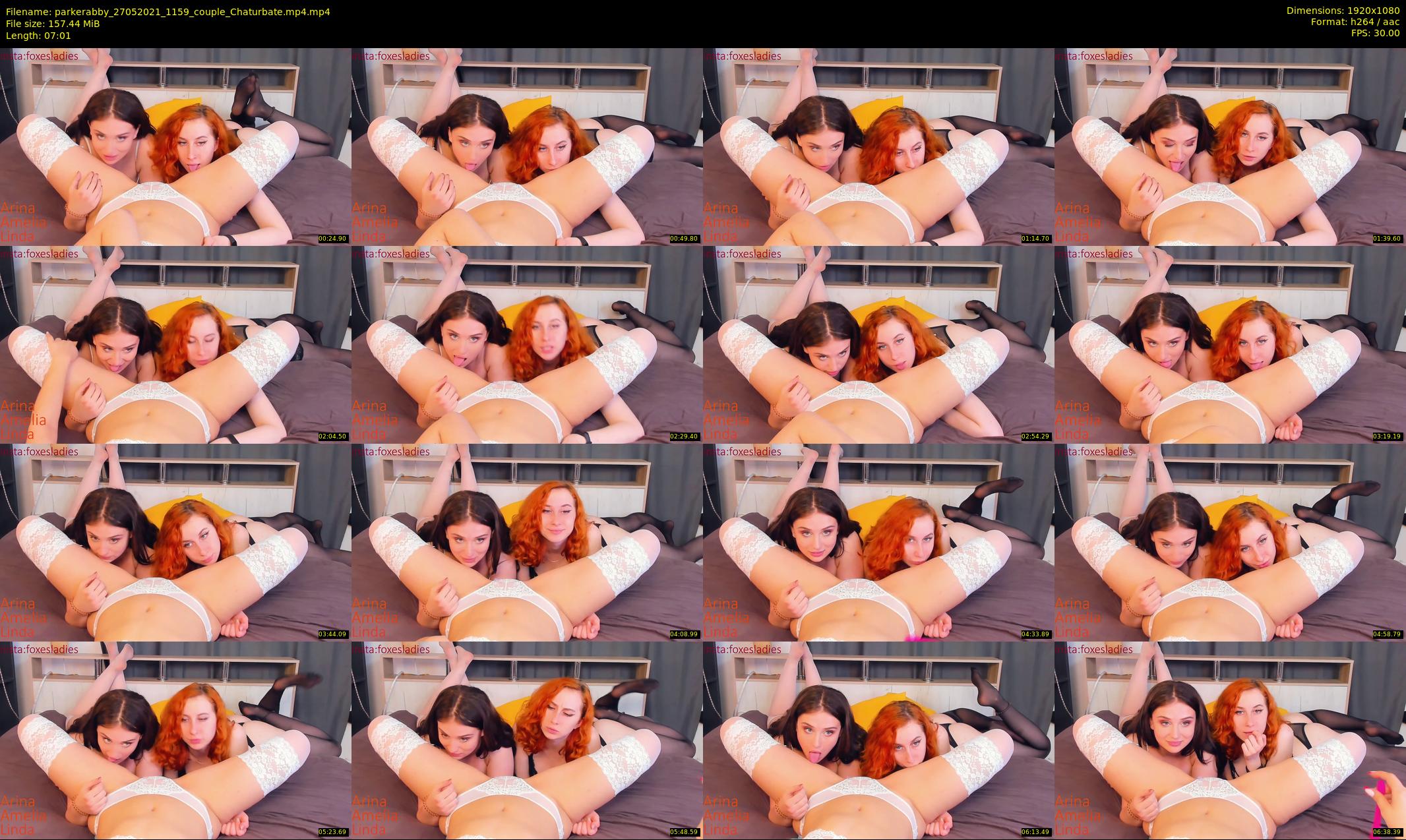 parkerabby — 8 minute Chaturbate couple cam show recording, 1080p, May 27, 2021