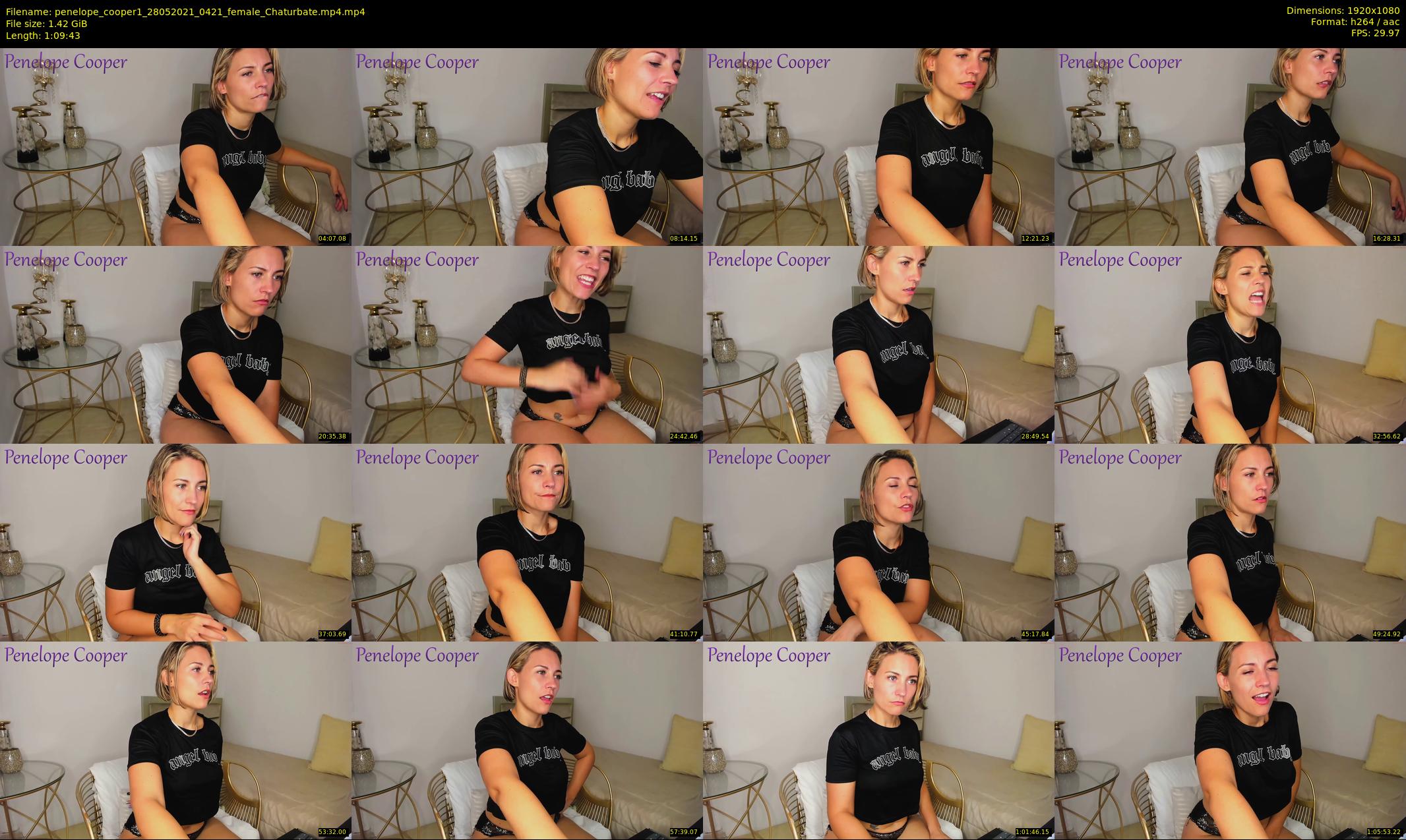 penelope_cooper1 — 70 minute Chaturbate female cam show recording, 1080p, May 28, 2021