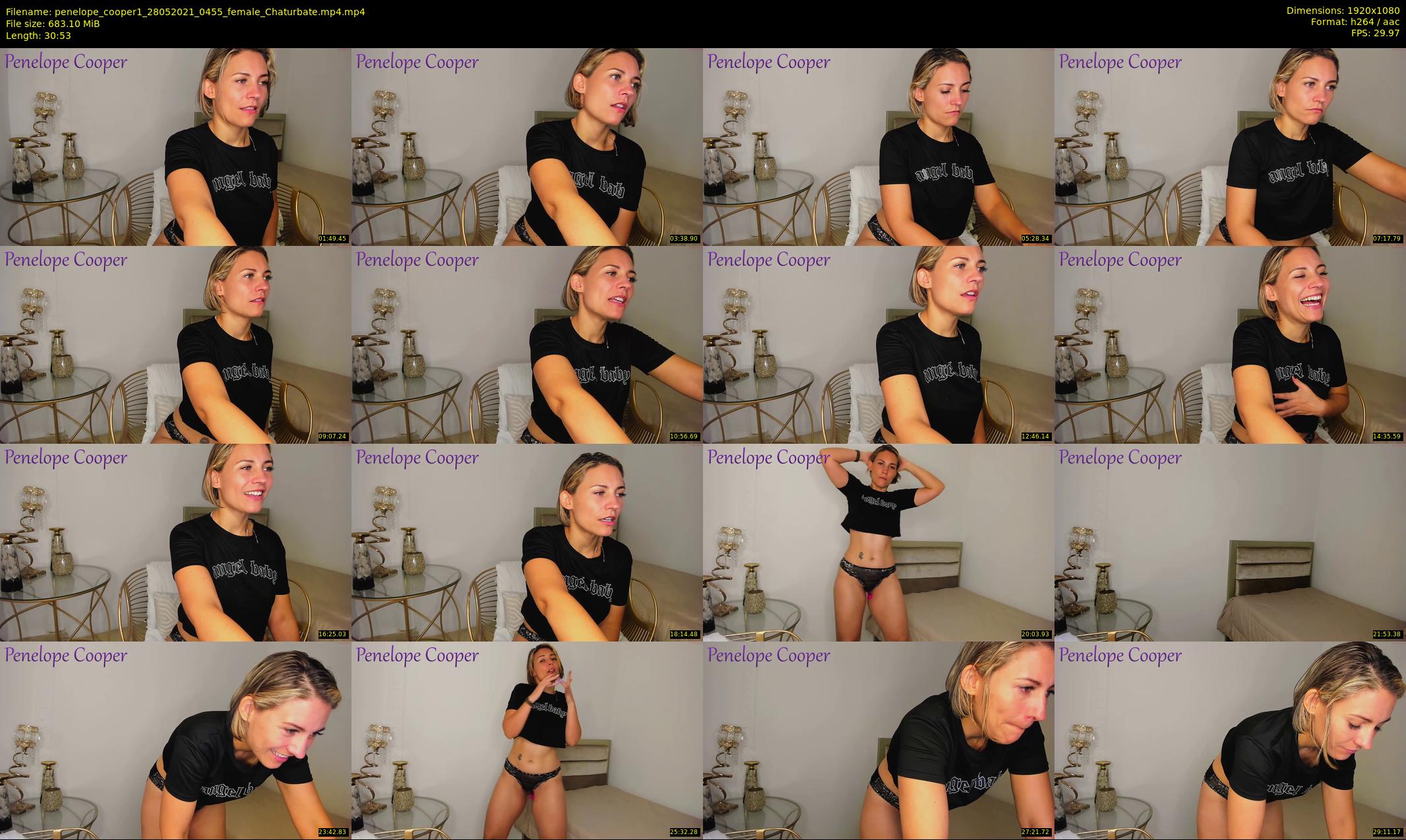 penelope_cooper1 — 31 minute Chaturbate female cam show recording, 1080p, May 28, 2021