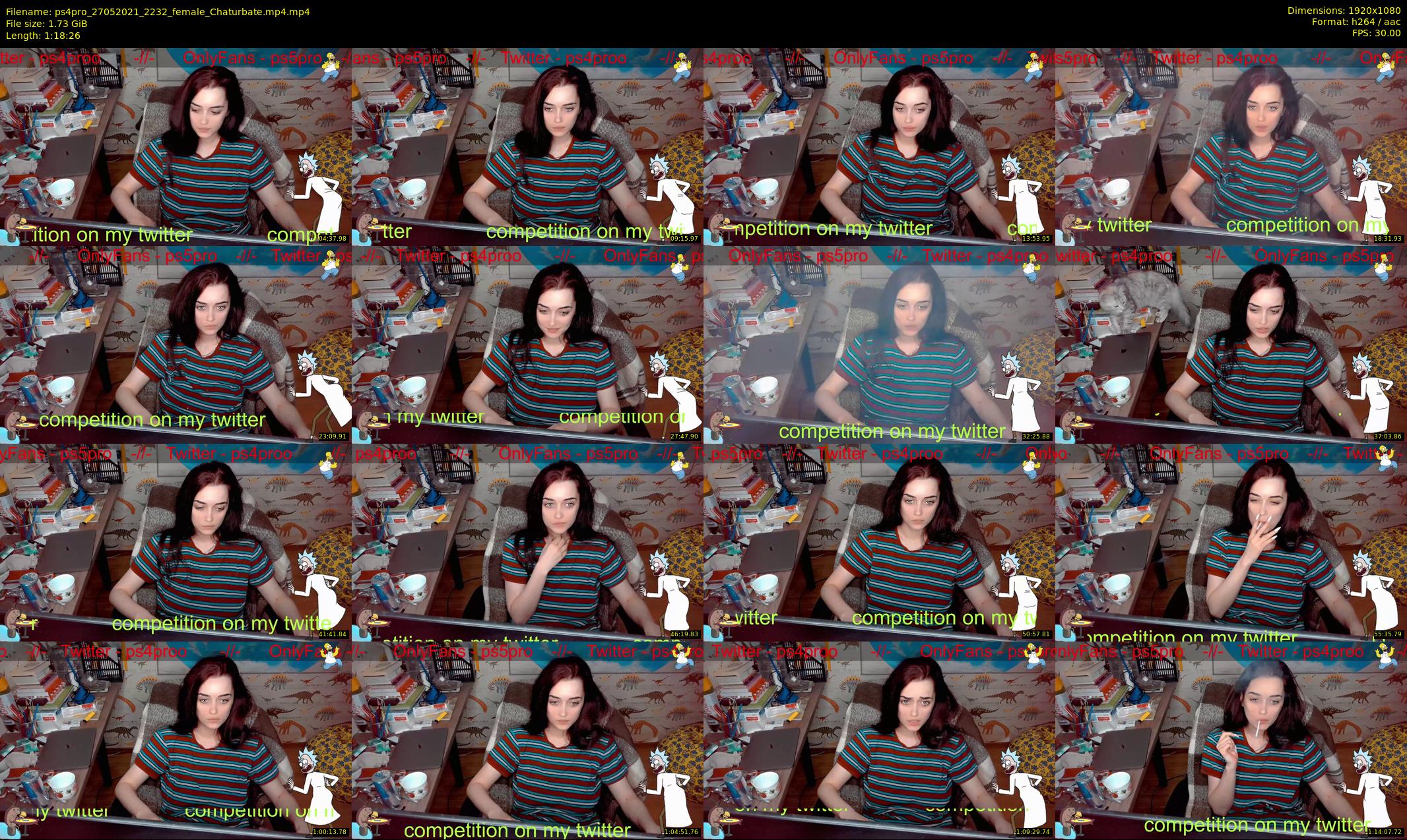ps4pro — 79 minute Chaturbate female cam show recording, 1080p, May 27, 2021