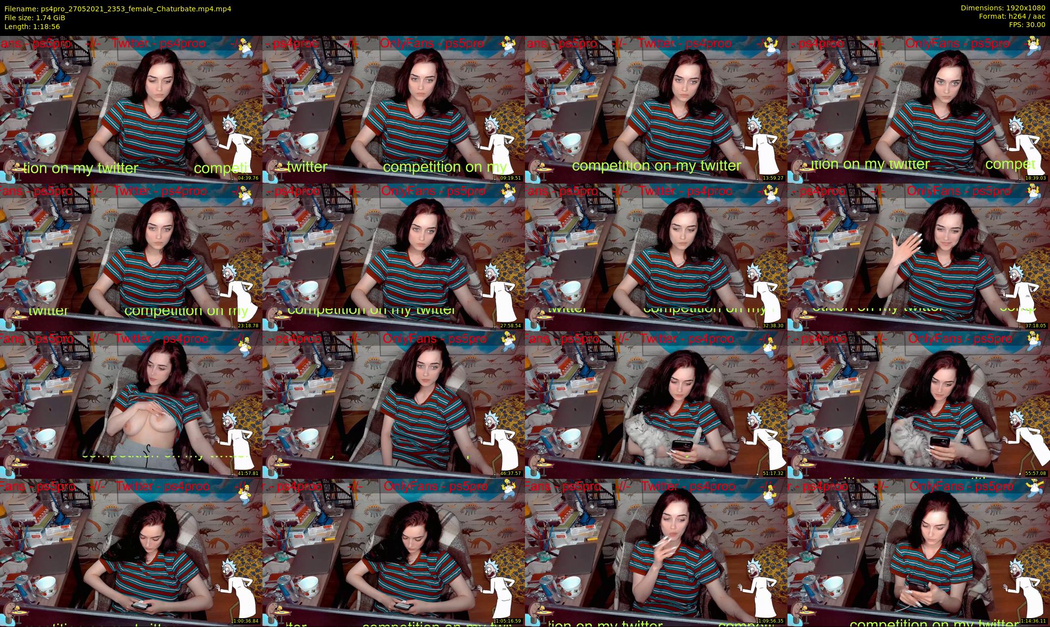 ps4pro — 79 minute Chaturbate female cam show recording, 1080p, May 27, 2021