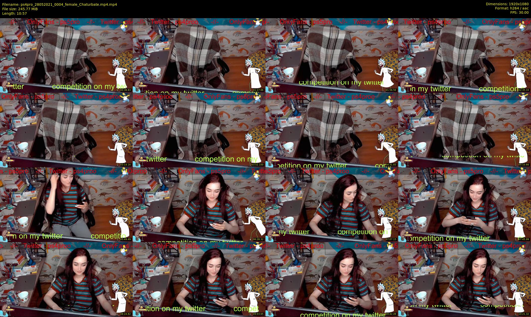 ps4pro — 11 minute Chaturbate female cam show recording, 1080p, May 28, 2021