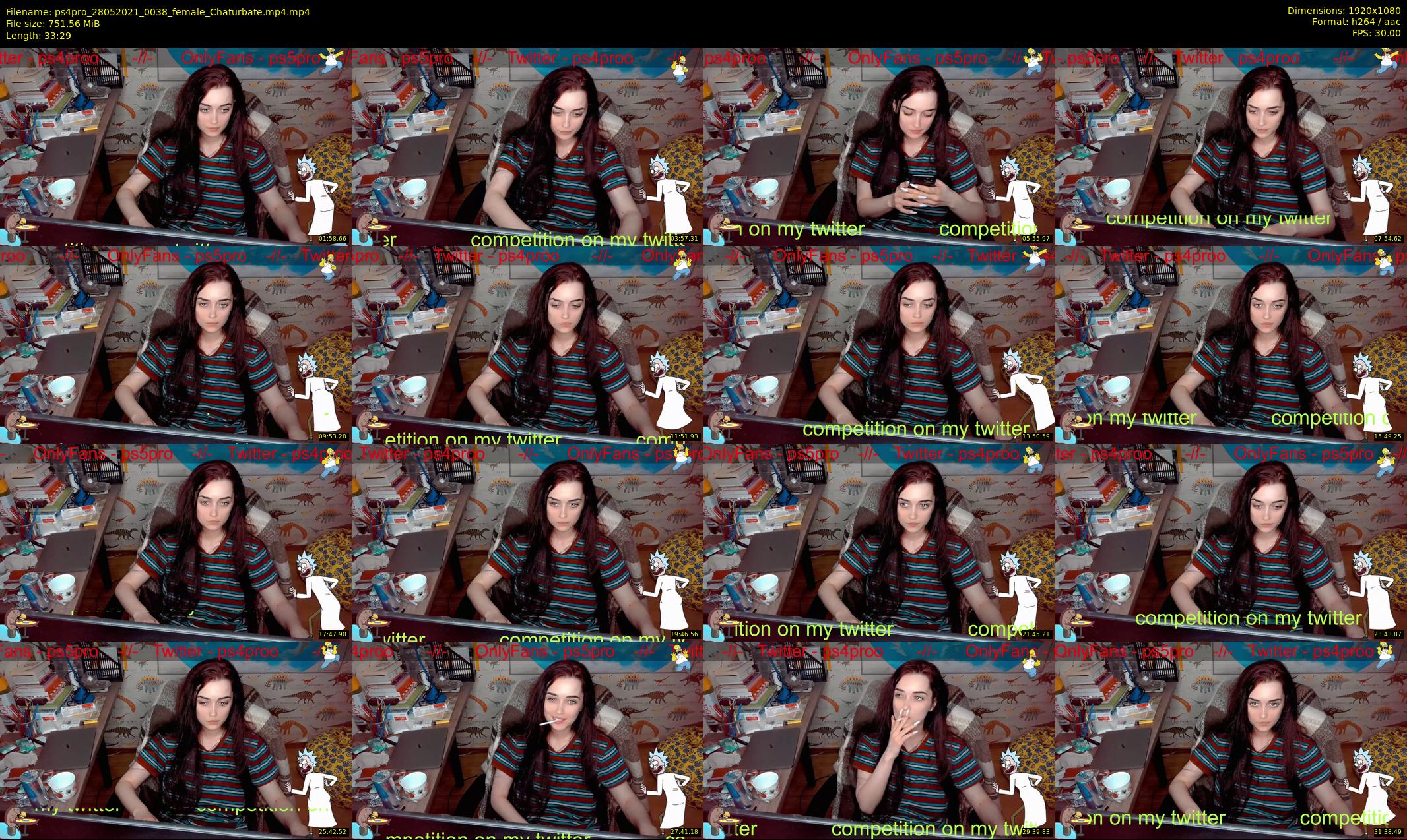 ps4pro — 34 minute Chaturbate female cam show recording, 1080p, May 28, 2021