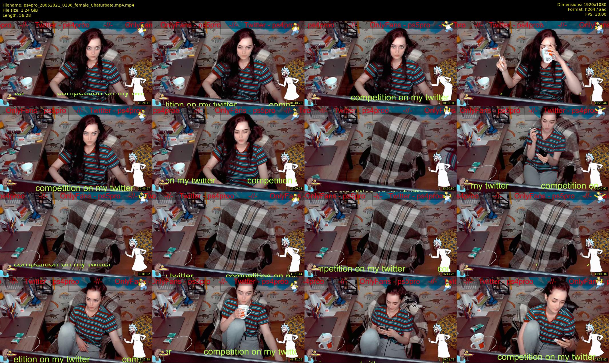 ps4pro — 57 minute Chaturbate female cam show recording, 1080p, May 28, 2021