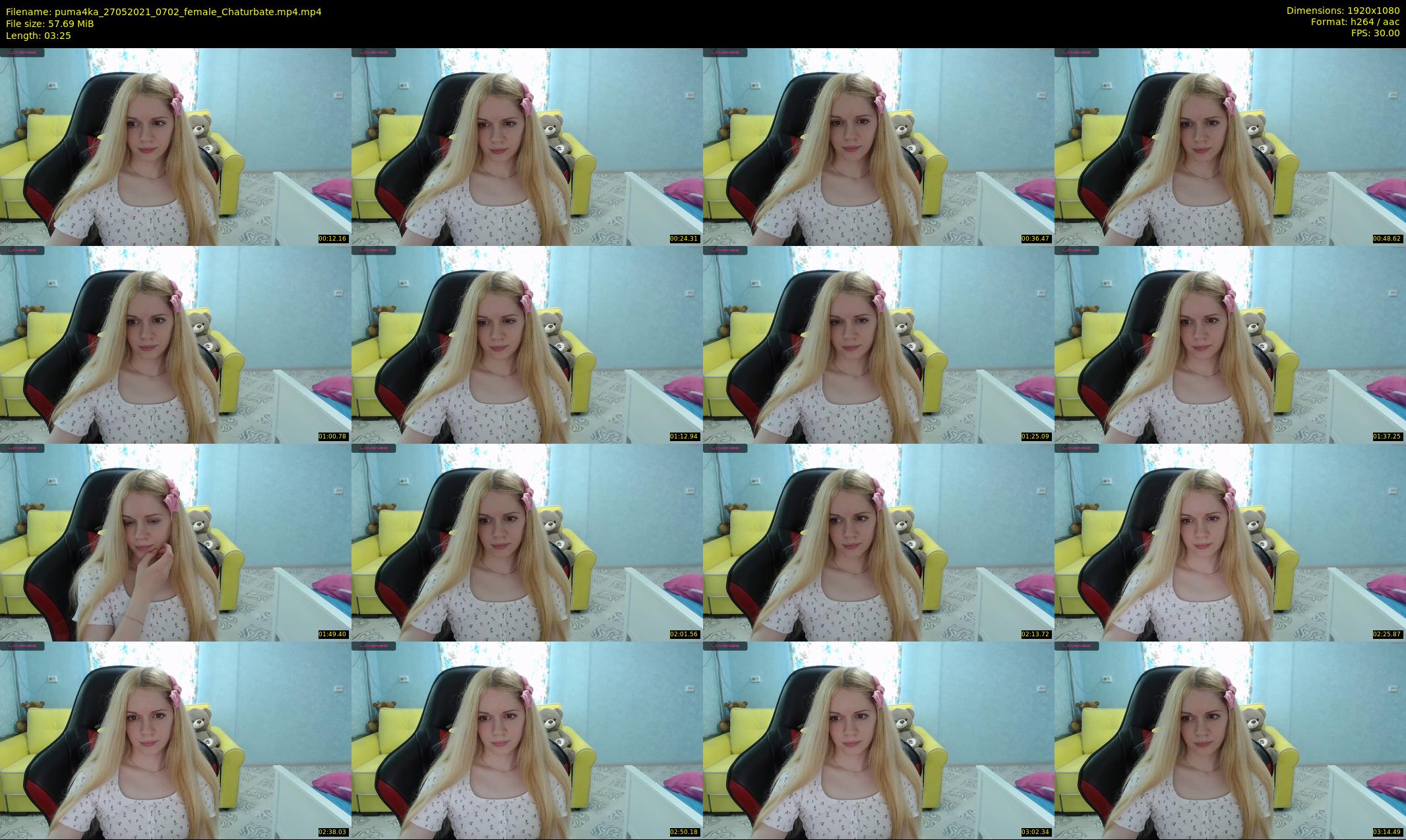 puma4ka — 4 minute Chaturbate female cam show recording, 1080p, May 27, 2021
