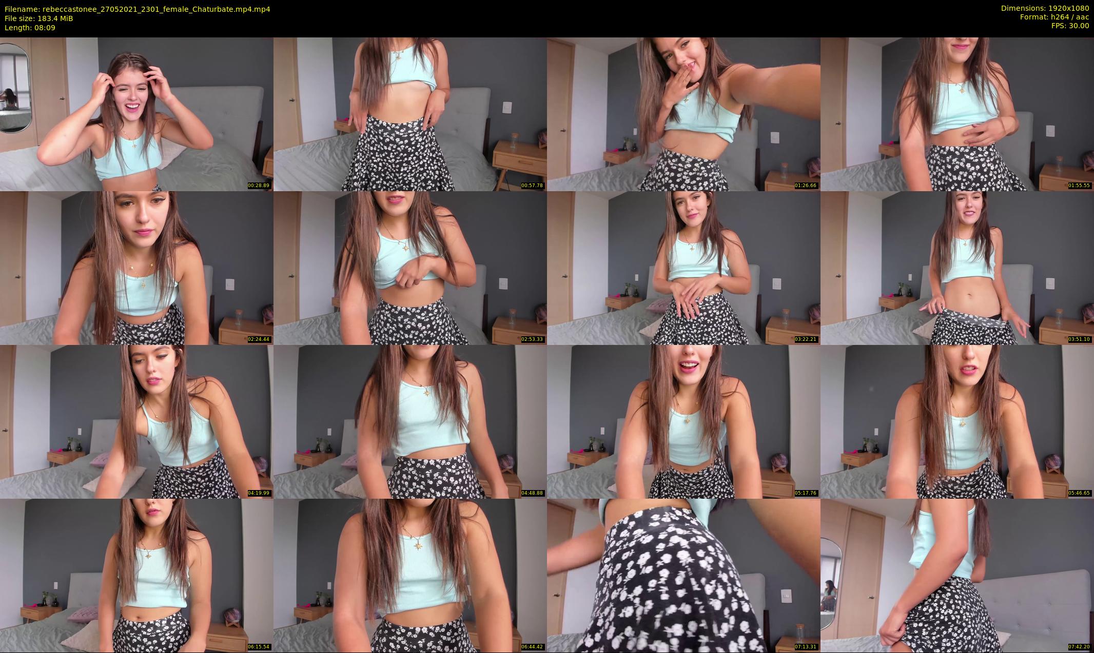 rebeccastonee — 9 minute Chaturbate female cam show recording, 1080p, May 27, 2021