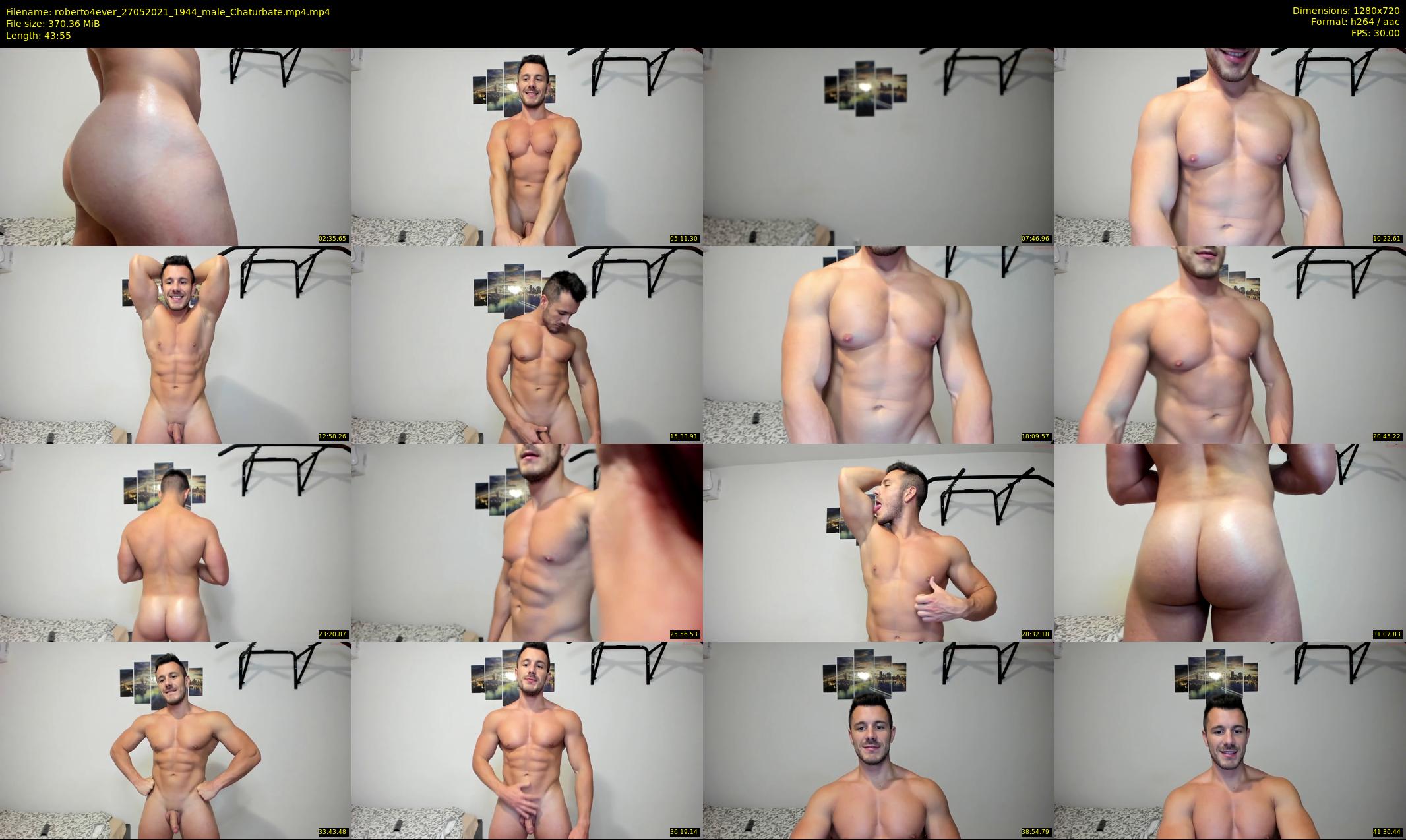 roberto4ever — 44 minute Chaturbate male cam show recording, 720p, May 27, 2021