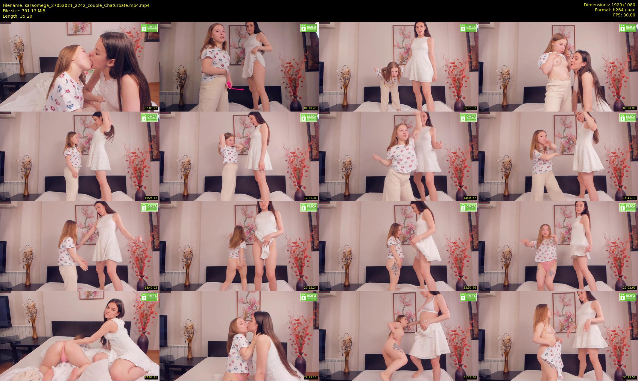 saraomega — 36 minute Chaturbate couple cam show recording, 1080p, May 27, 2021