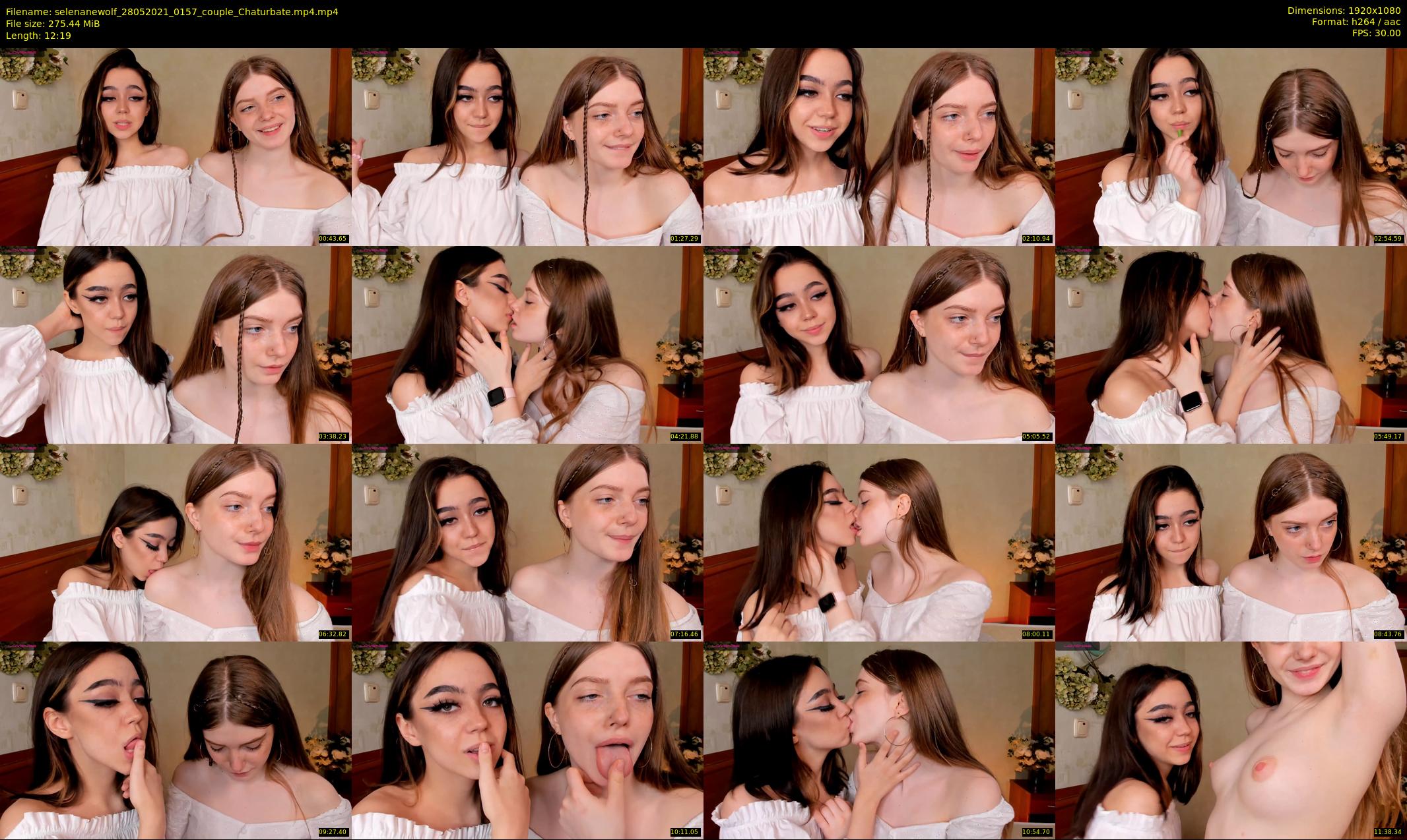 selenanewolf — 13 minute Chaturbate couple cam show recording, 1080p, May 28, 2021