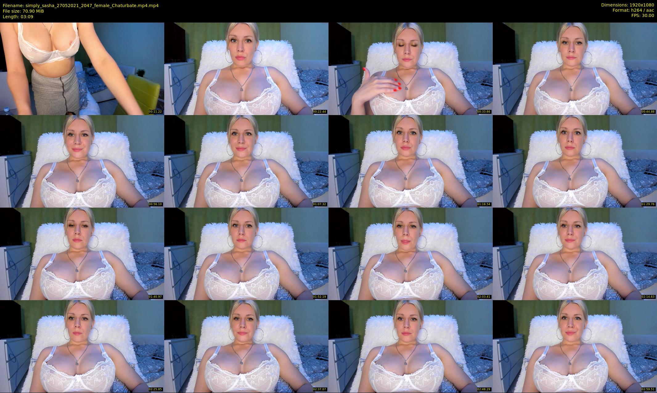 simply_sasha — 4 minute Chaturbate female cam show recording, 1080p, May 27, 2021
