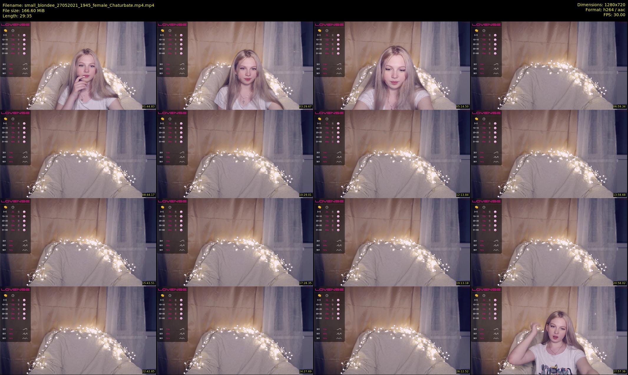 small_blondee — 30 minute Chaturbate female cam show recording, 720p, May 27, 2021