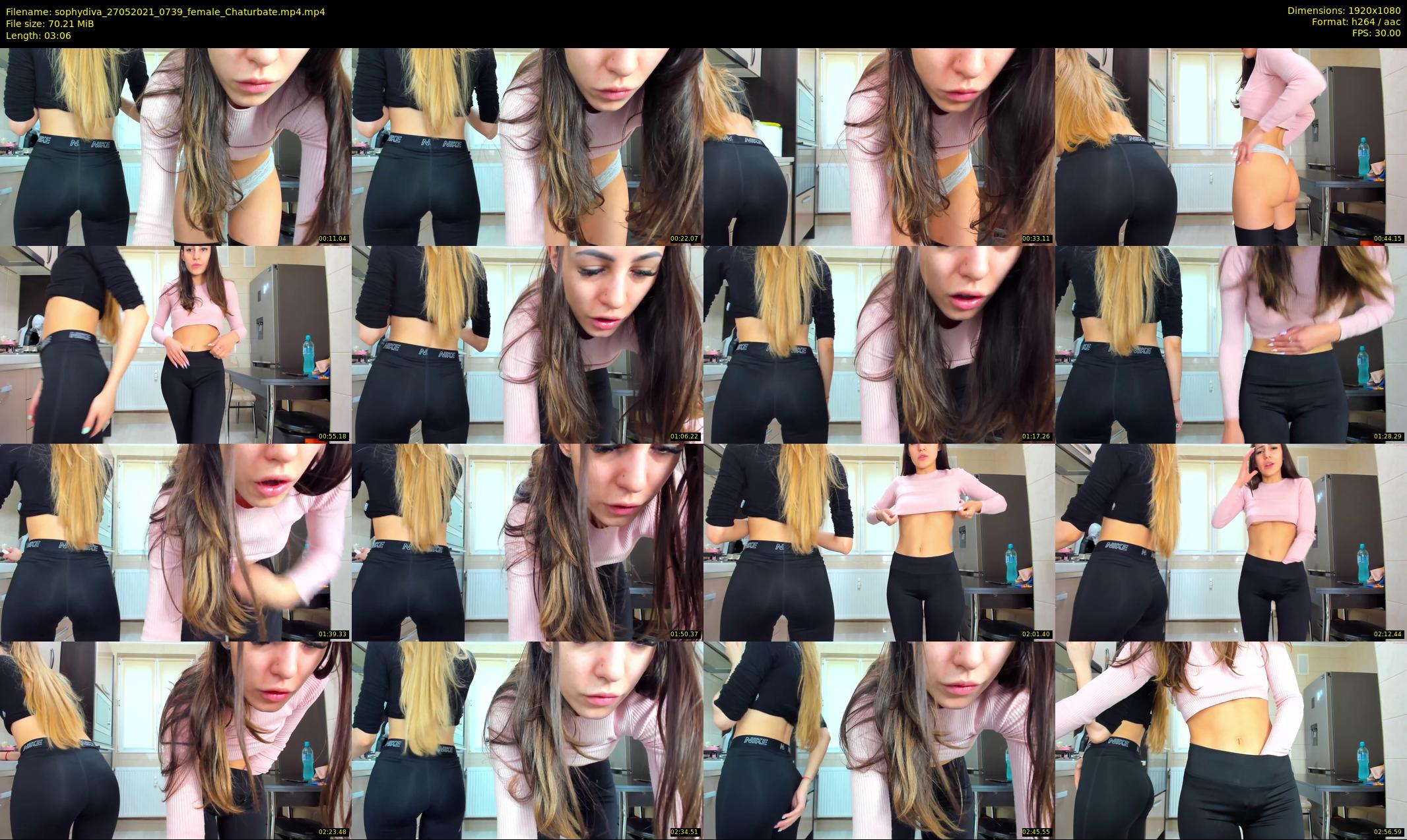 sophydiva — 4 minute Chaturbate female cam show recording, 1080p, May 27, 2021