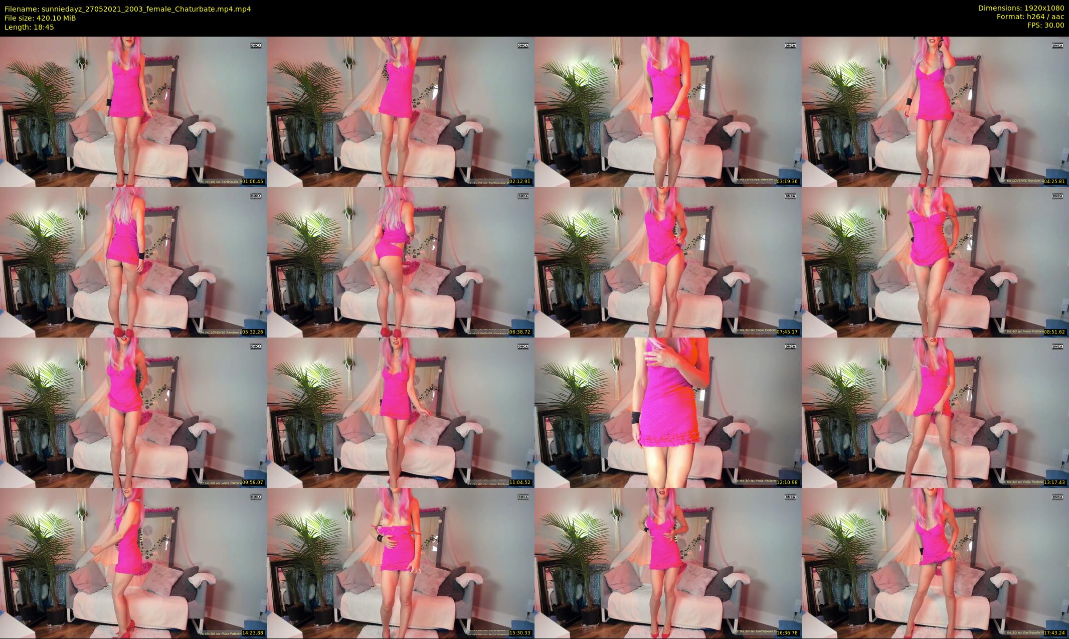 sunniedayz — 19 minute Chaturbate female cam show recording, 1080p, May 27, 2021