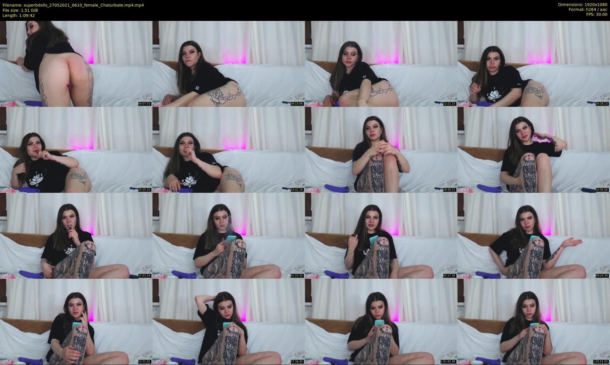 superbdolls — 70 minute Chaturbate couple cam show recording, 1080p, May 27, 2021