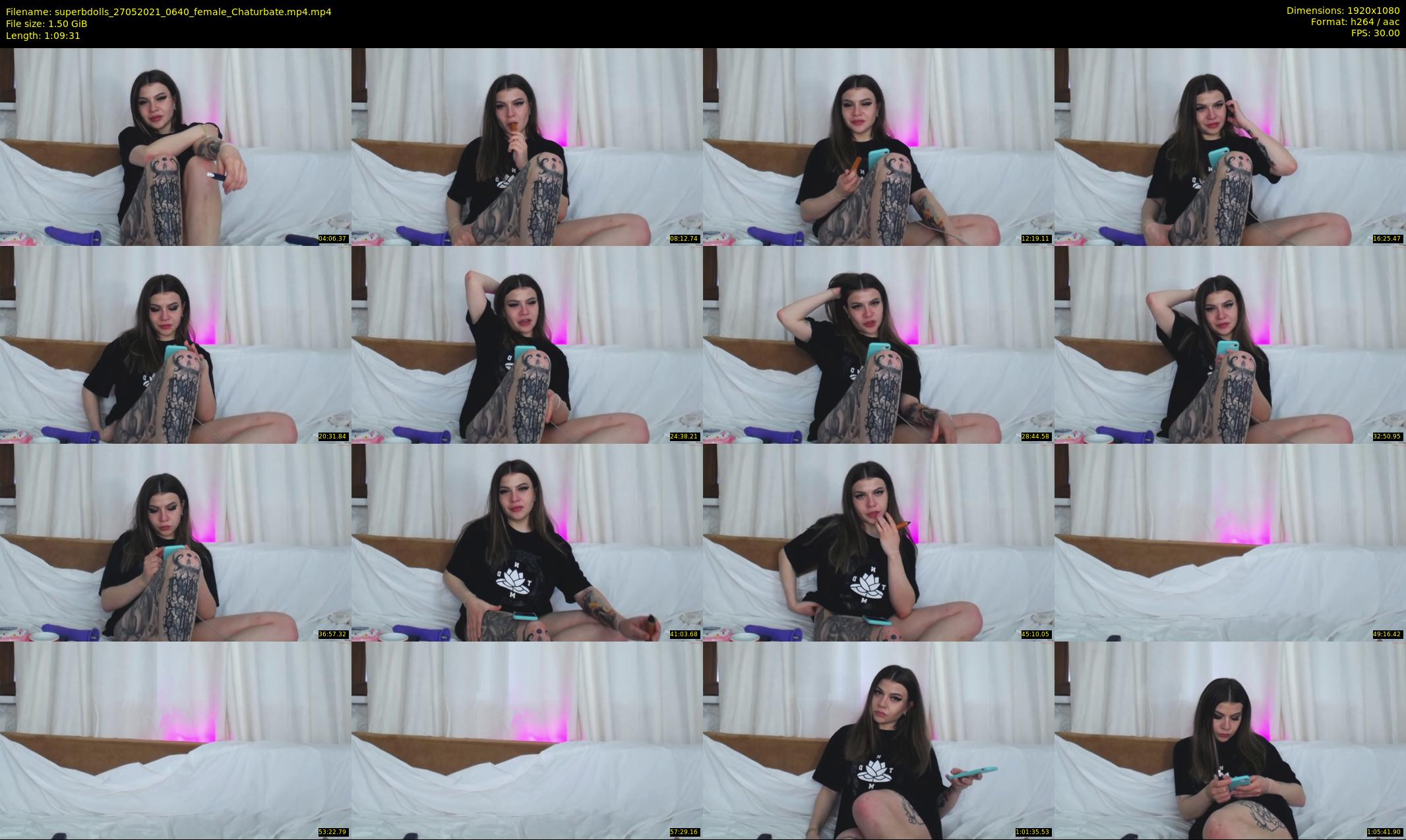 superbdolls — 70 minute Chaturbate couple cam show recording, 1080p, May 27, 2021