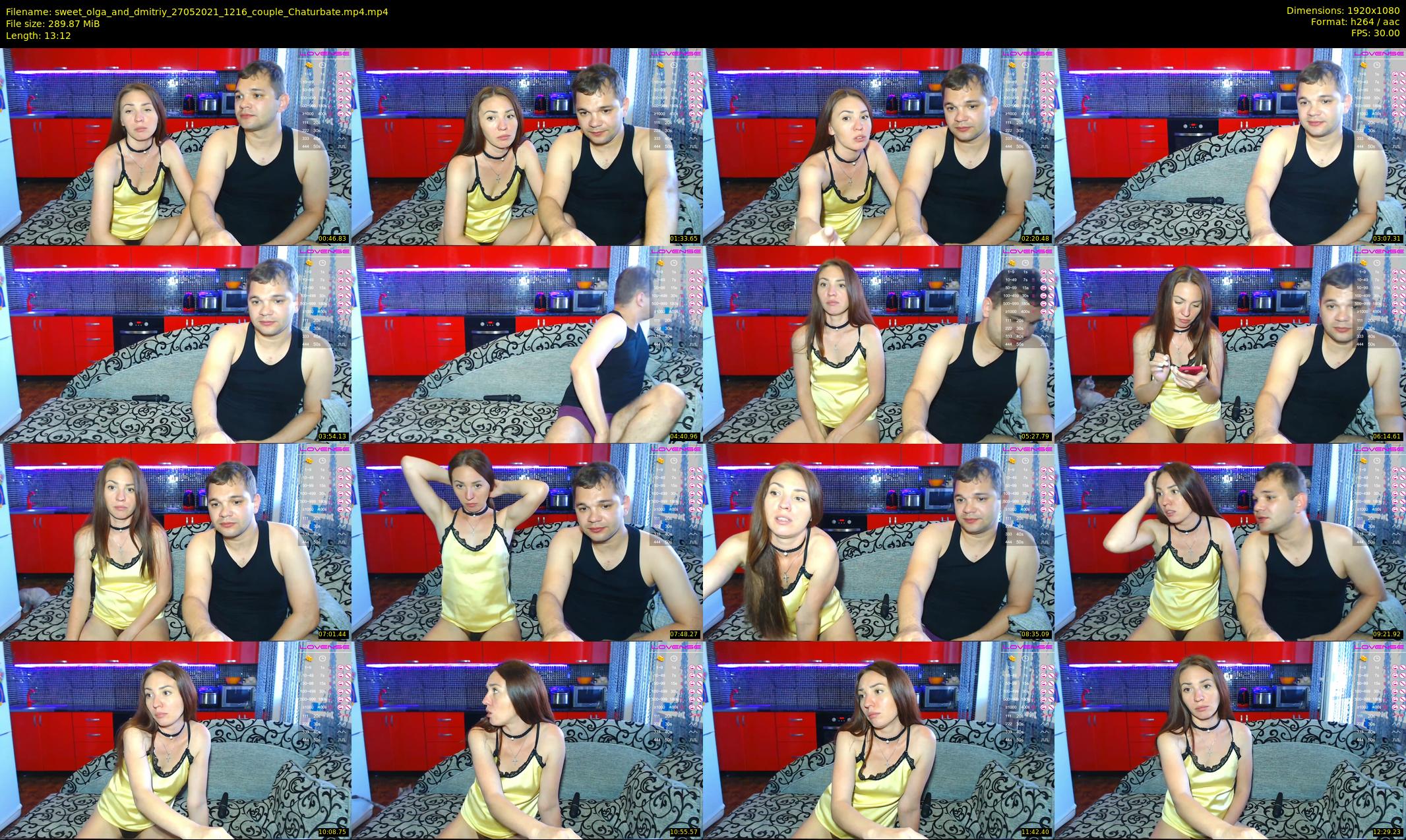 sweet_olga_and_dmitriy — 14 minute Chaturbate couple cam show recording, 1080p, May 27, 2021