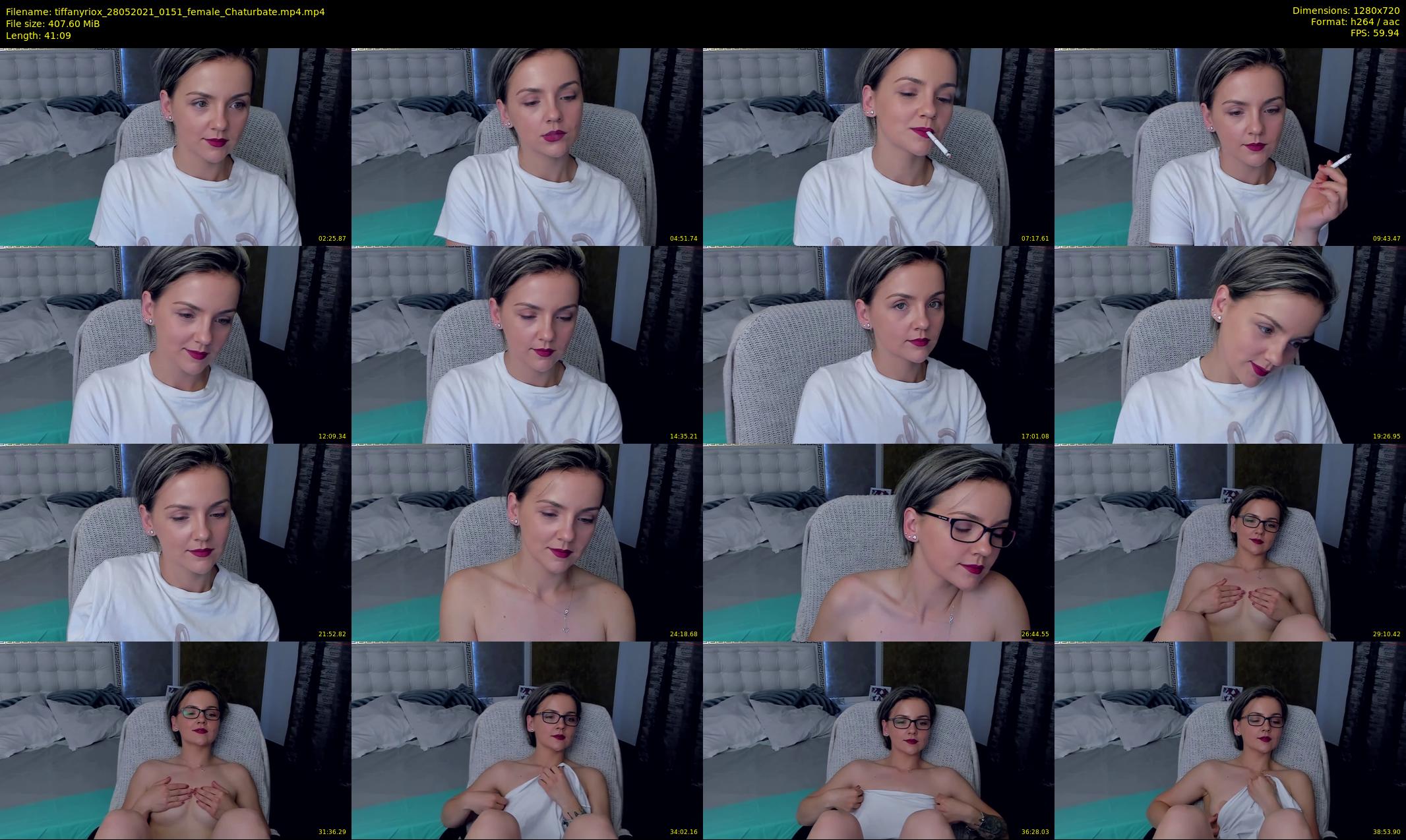 tiffanyriox — 42 minute Chaturbate female cam show recording, 720p, May 28, 2021