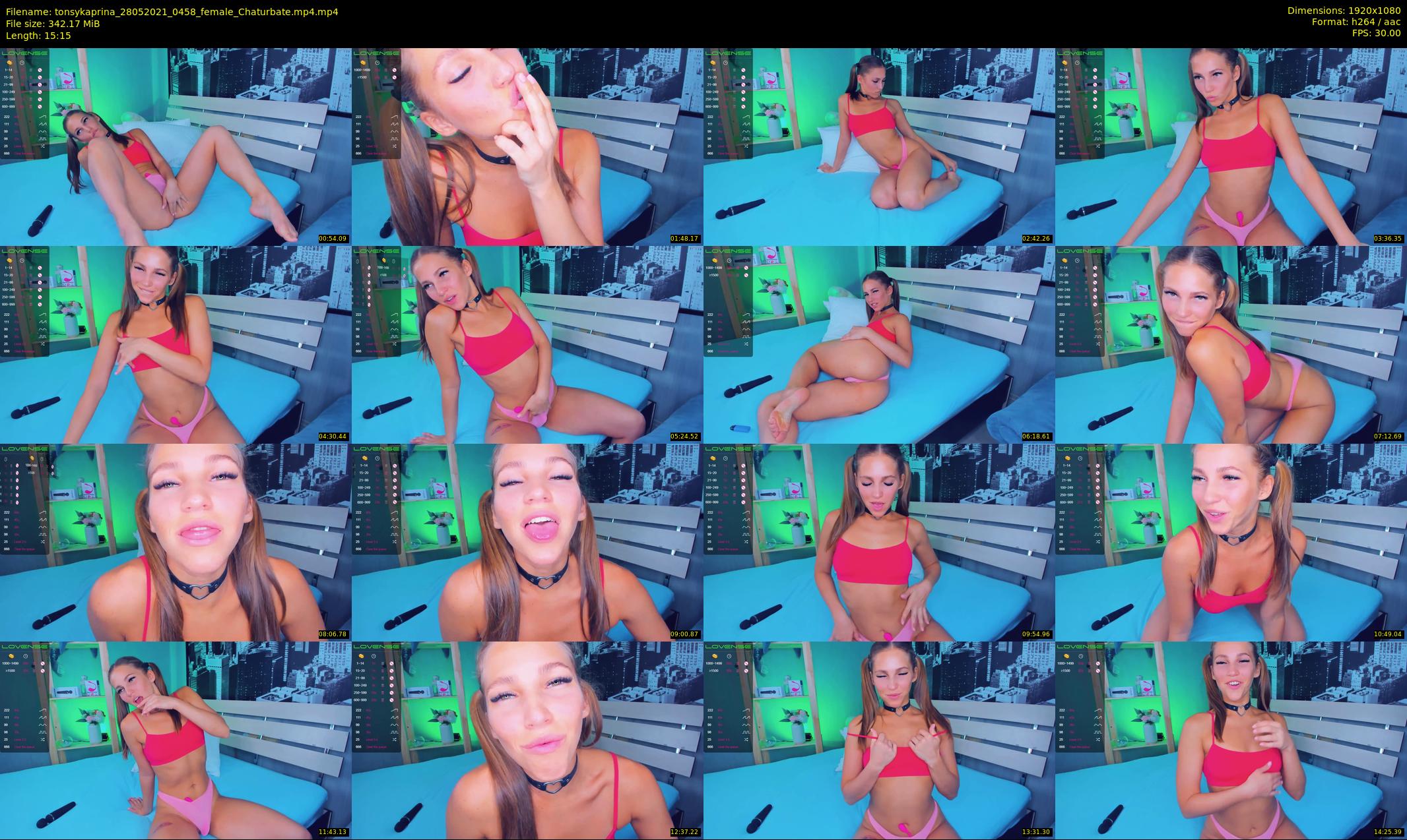 tonsykaprina — 16 minute Chaturbate couple cam show recording, 1080p, May 28, 2021