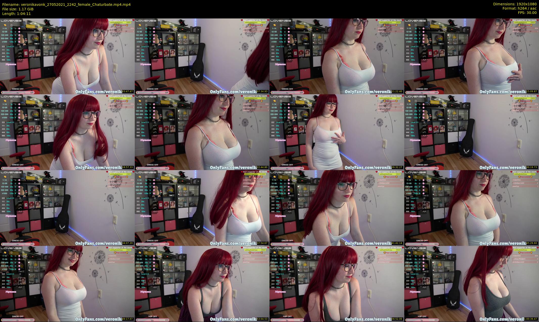 veronikavonk — 65 minute Chaturbate female cam show recording, 1080p, May 27, 2021