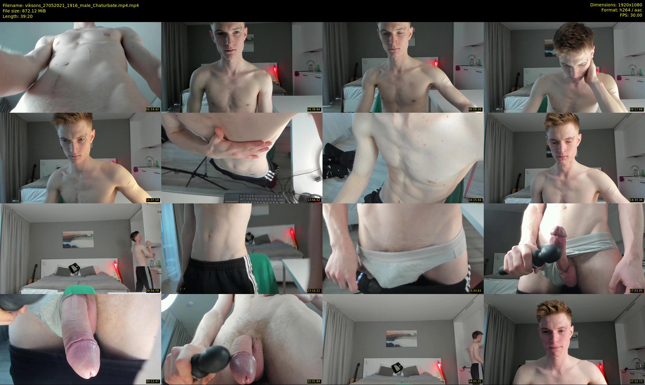 viksons — 40 minute Chaturbate male cam show recording, 1080p, May 27, 2021
