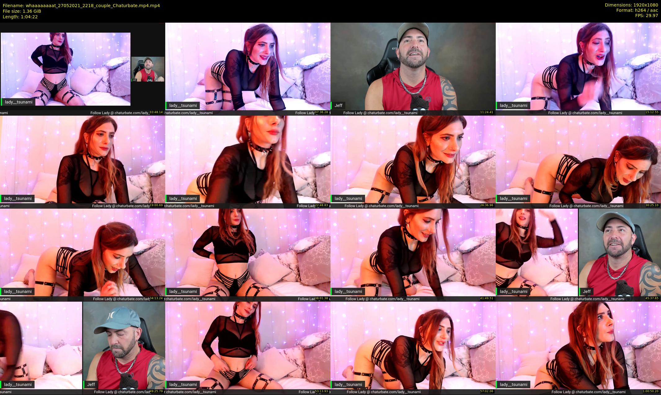 whaaaaaaaat — 65 minute Chaturbate couple cam show recording, 1080p, May 27, 2021