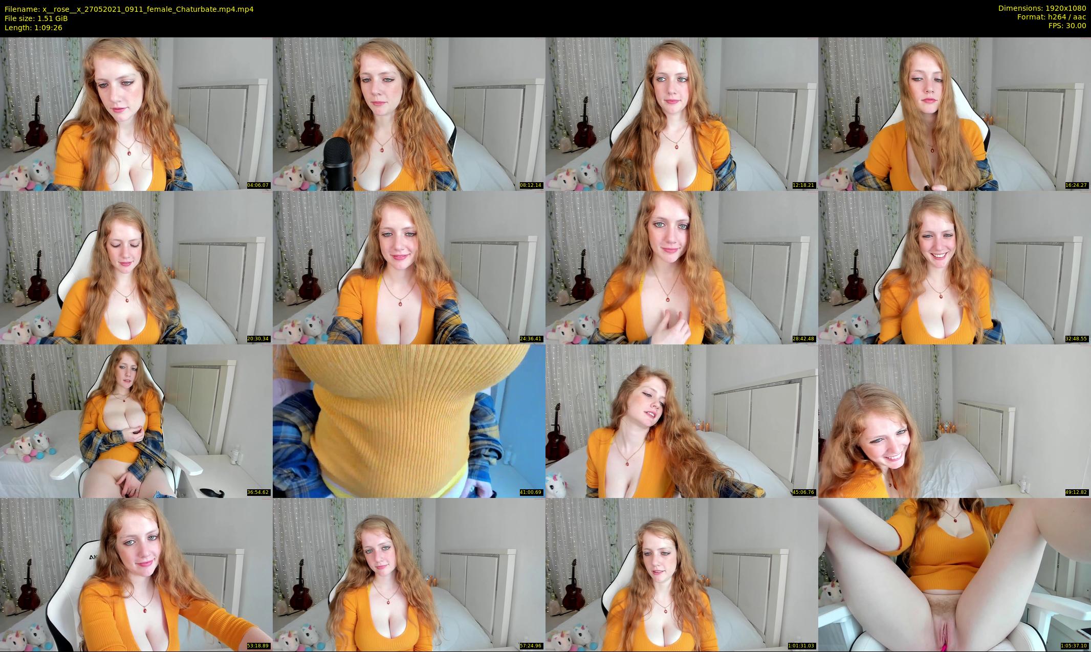 x__rose__x — 70 minute Chaturbate female cam show recording, 1080p, May 27, 2021